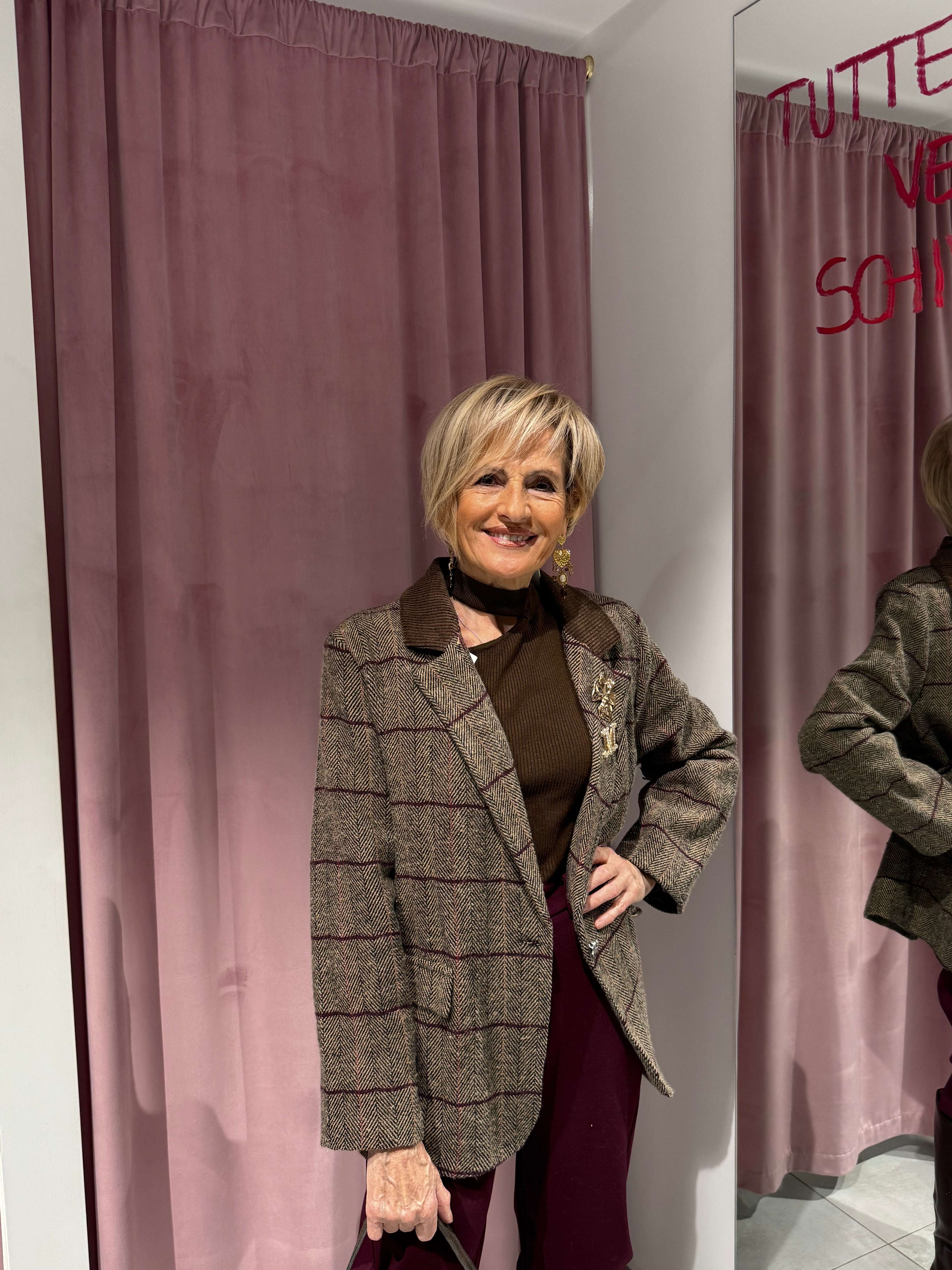 giacca blazer spille