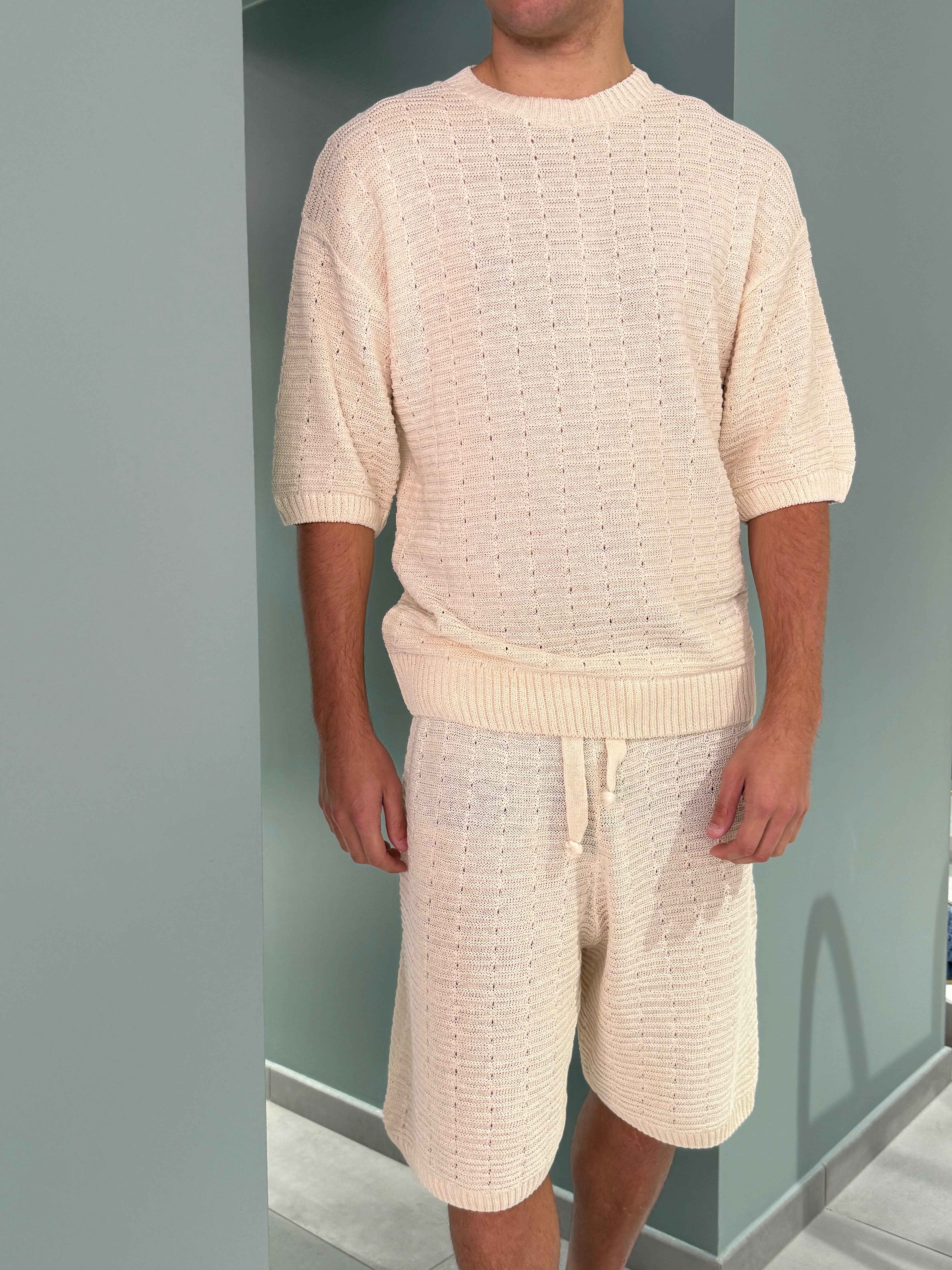 coordinato bermuda filo