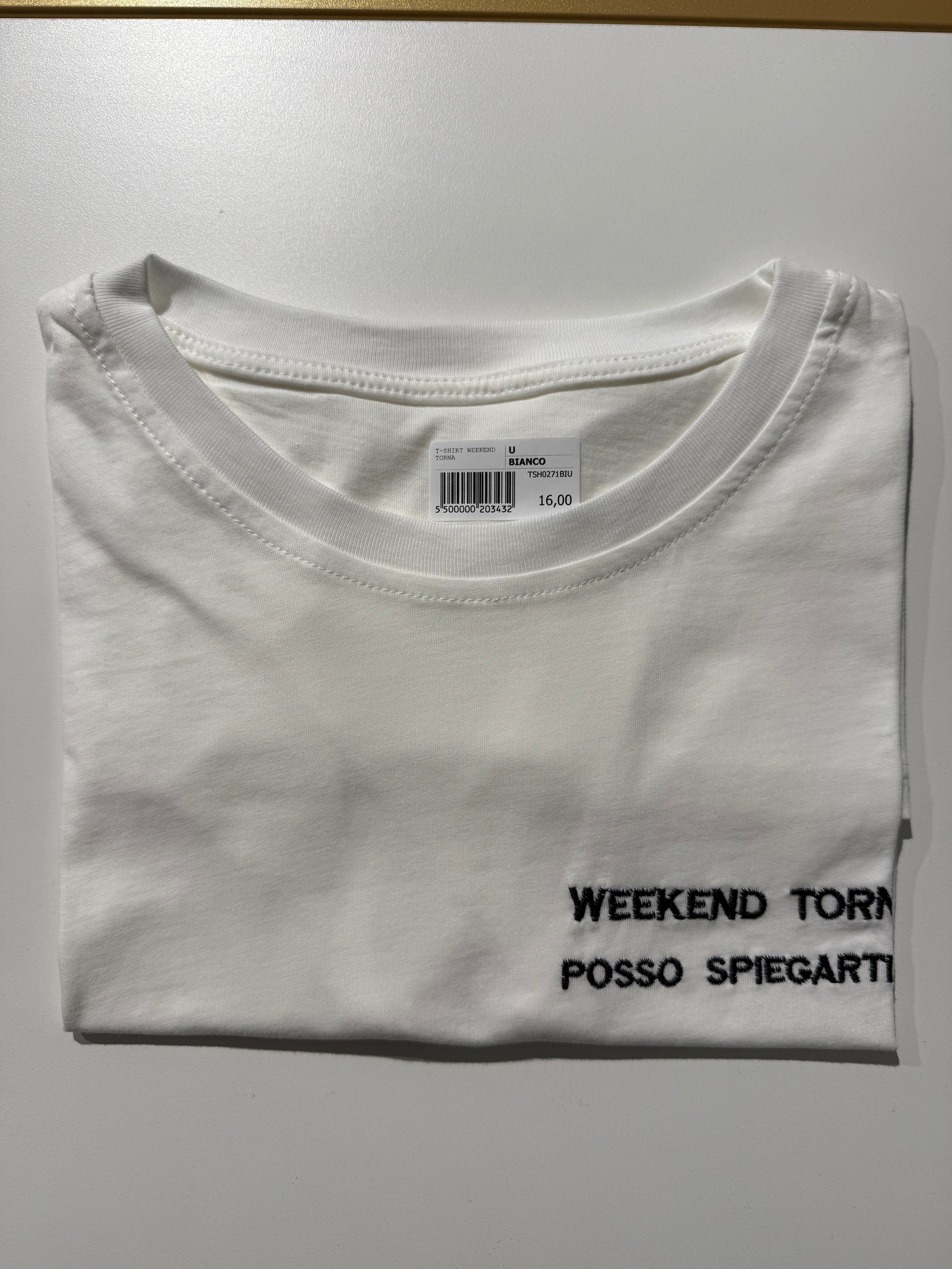 t-shirt weekend torna