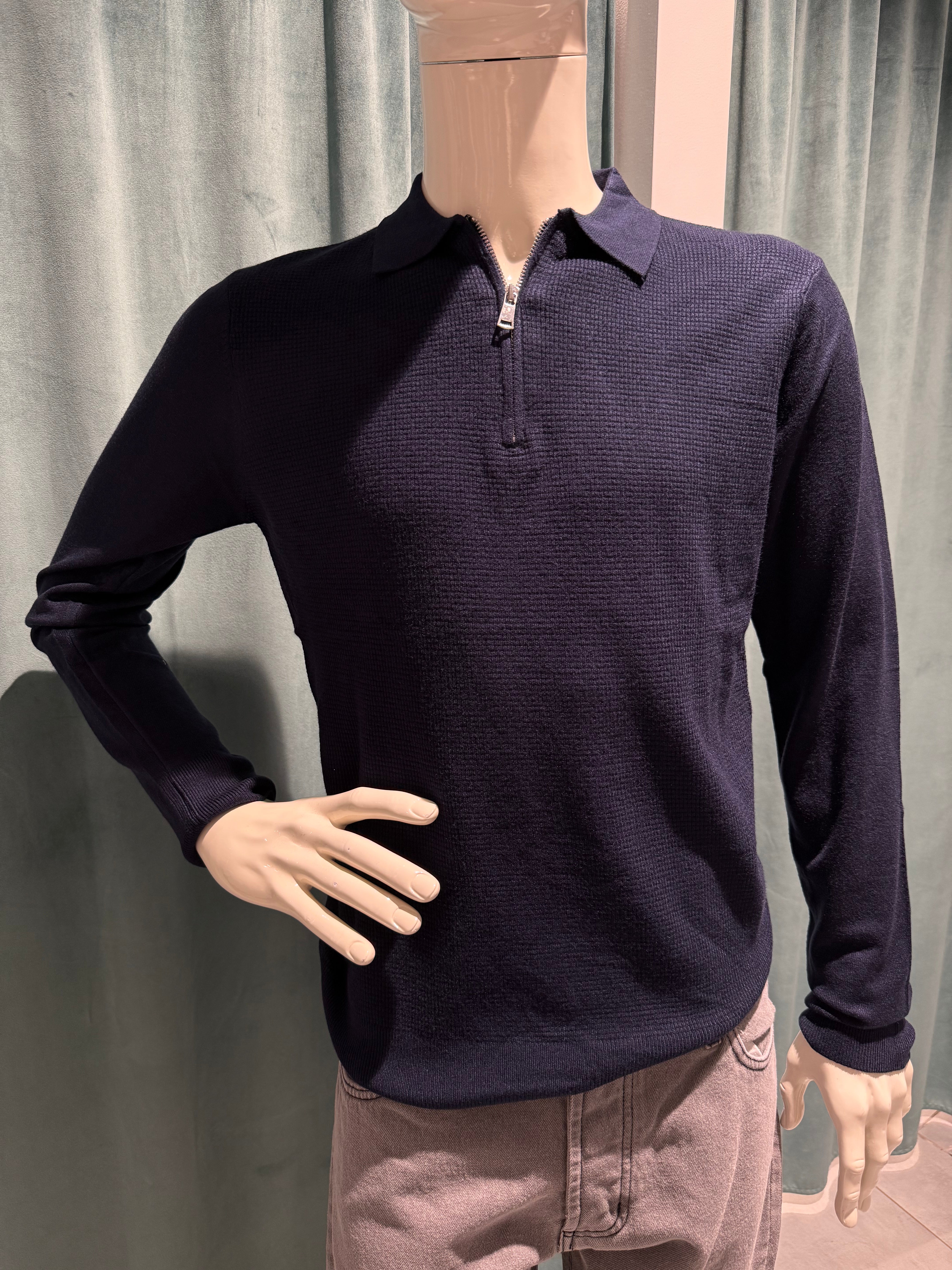 maglioncino polo zip