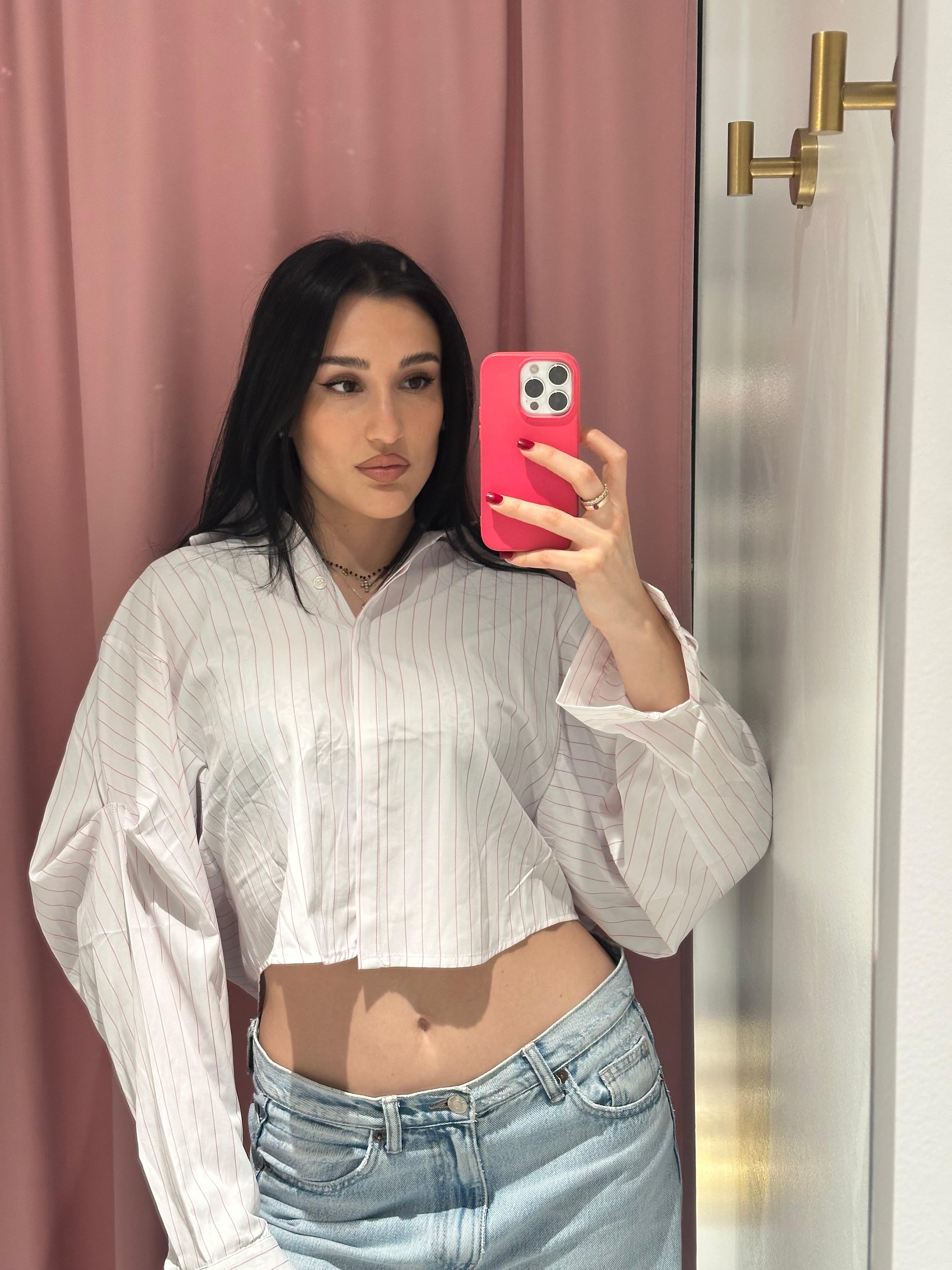 camicia gessata