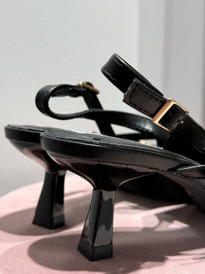 scarpe ecopelle fibbie