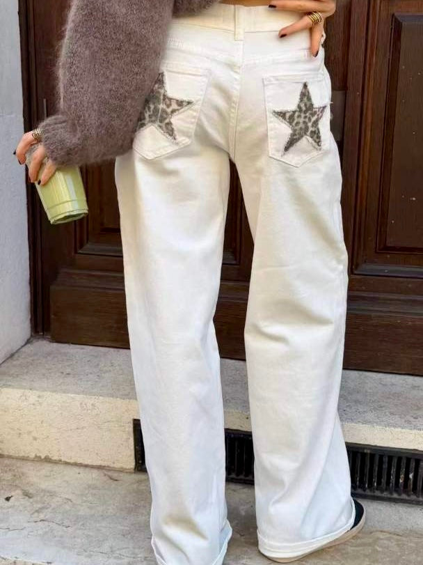 jeans stars animalier
