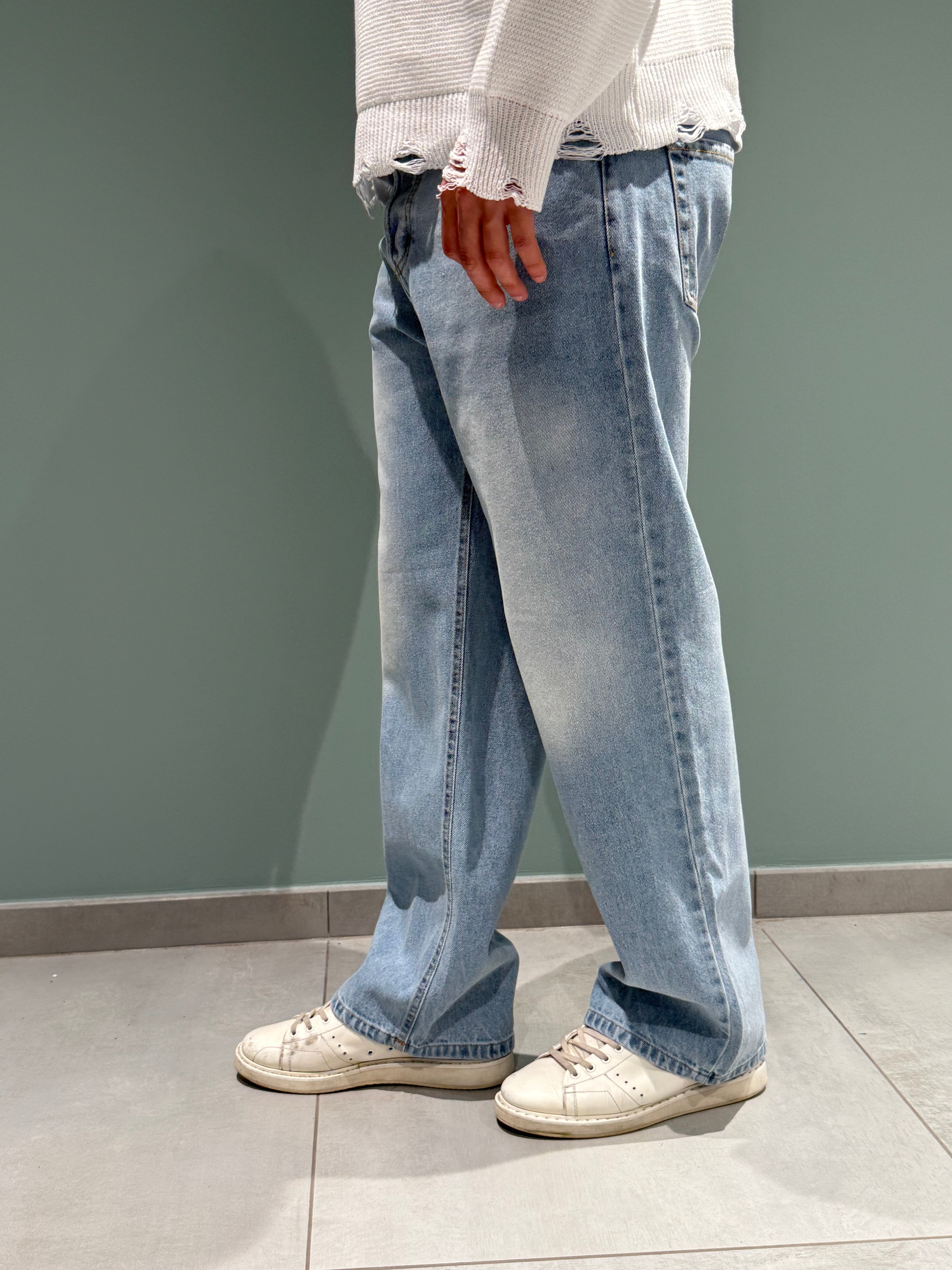 jeans baggy sky