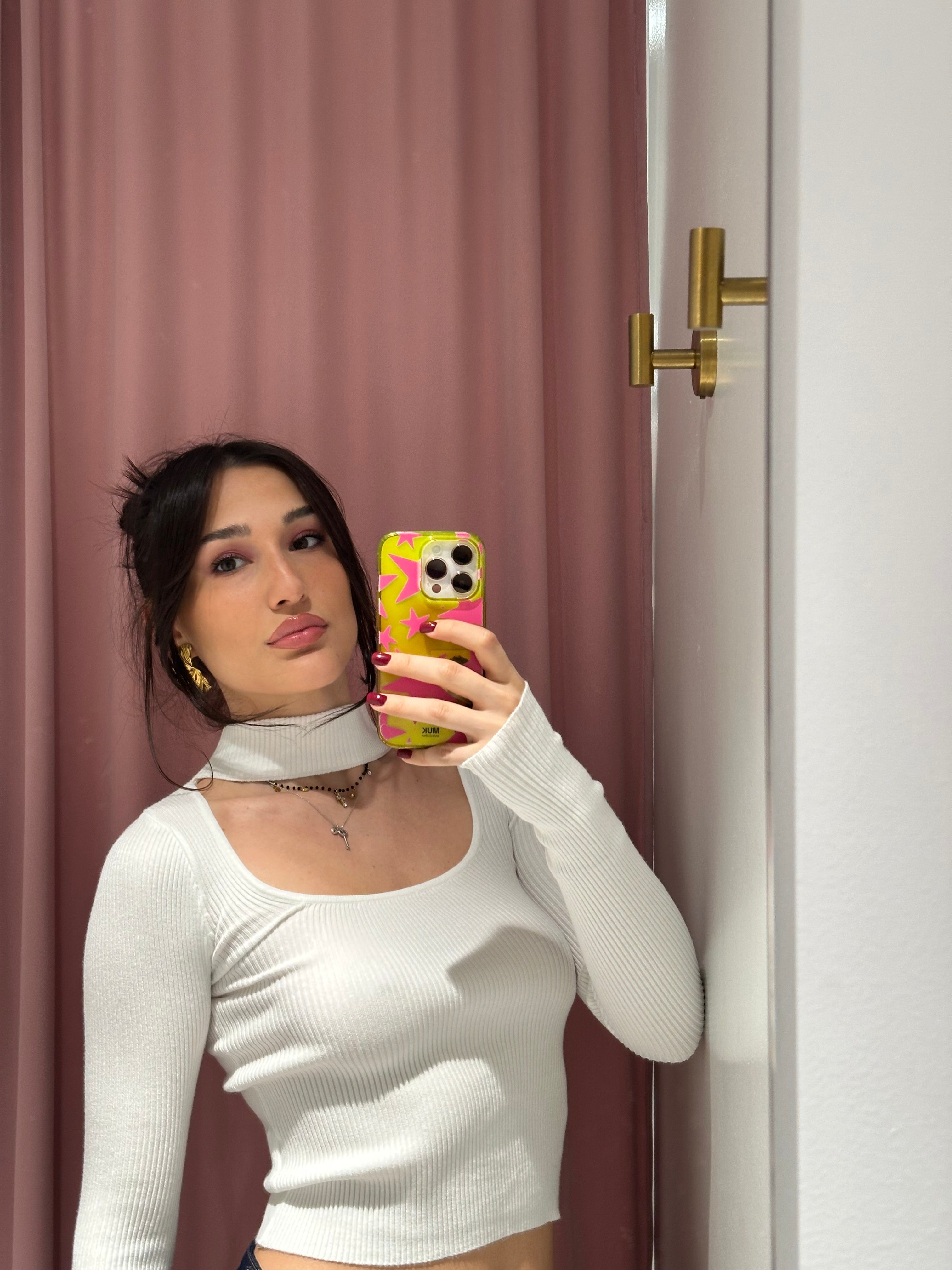 maglioncino scollo e collare