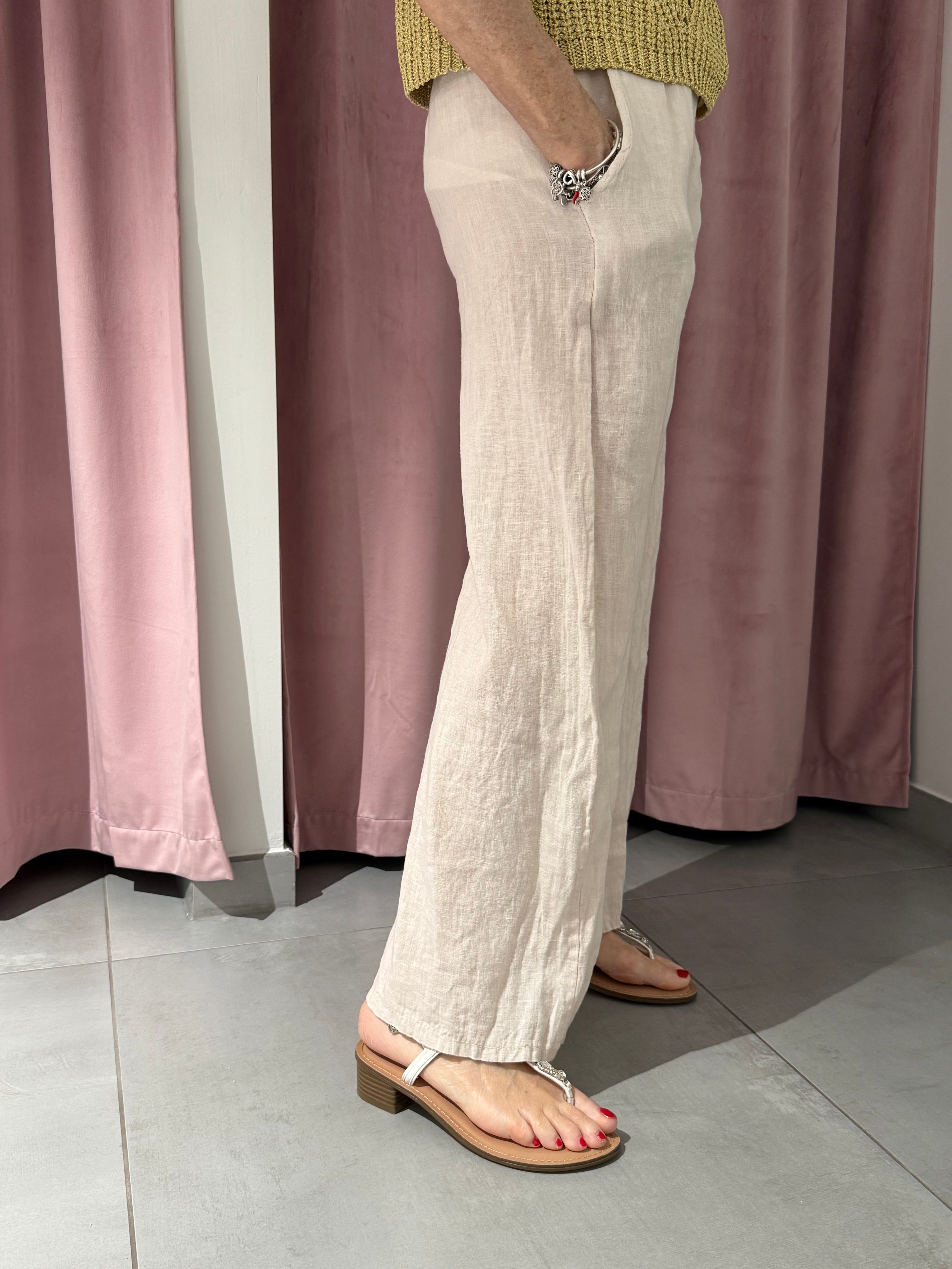 pantalone lino