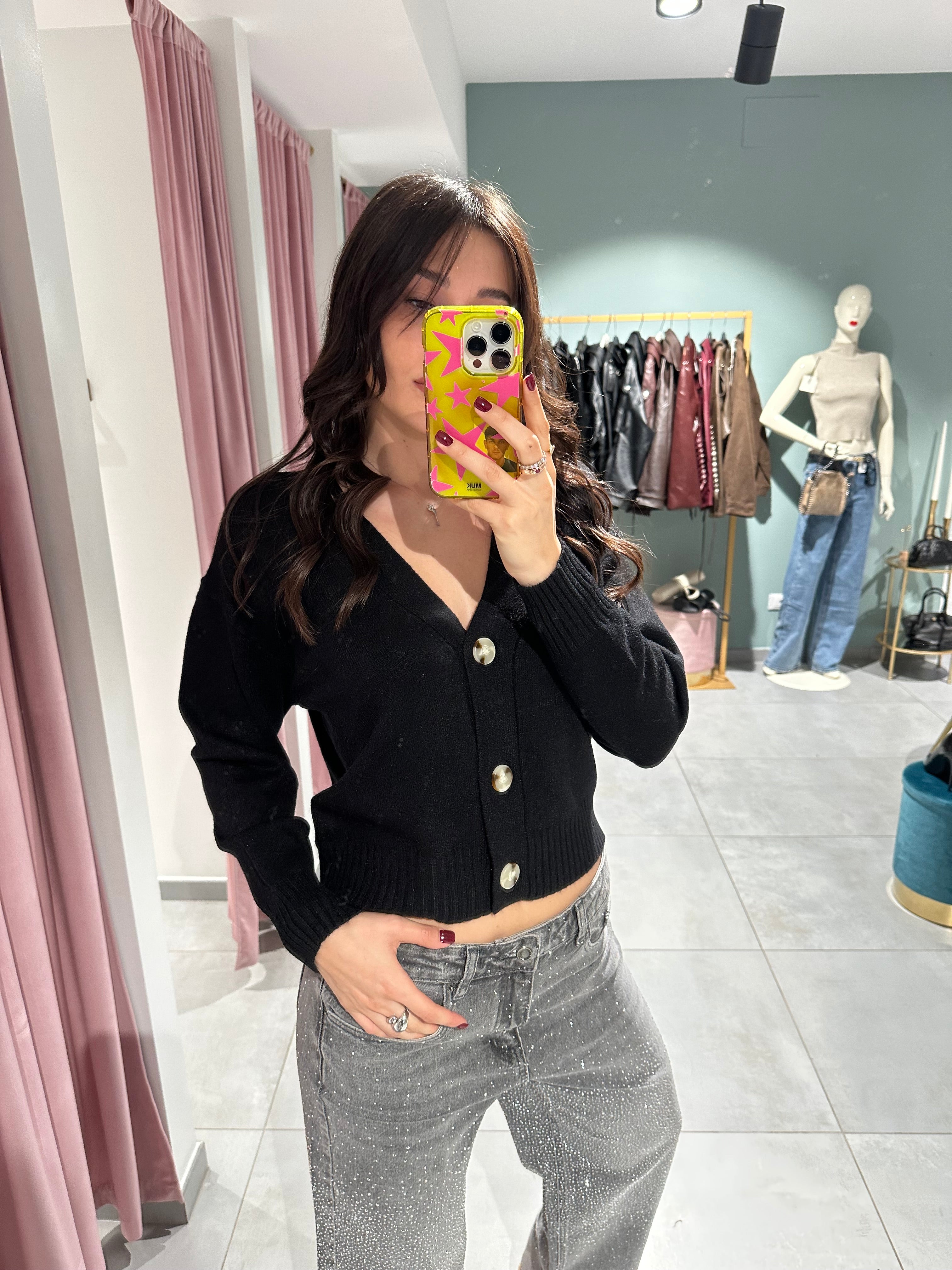 cardigan bottonato