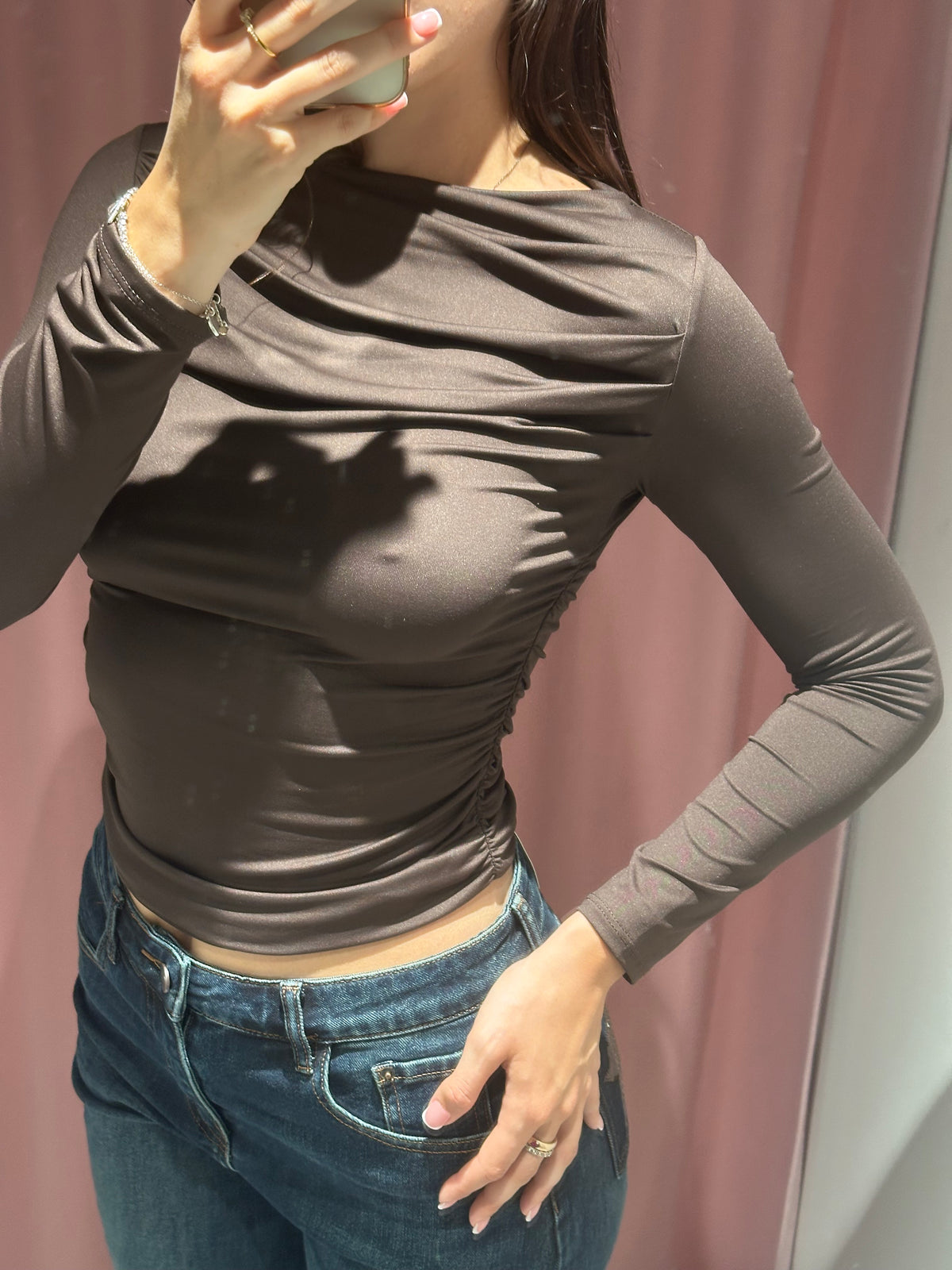maglia drappeggio