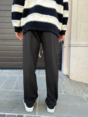 pantaloni coulisse nero