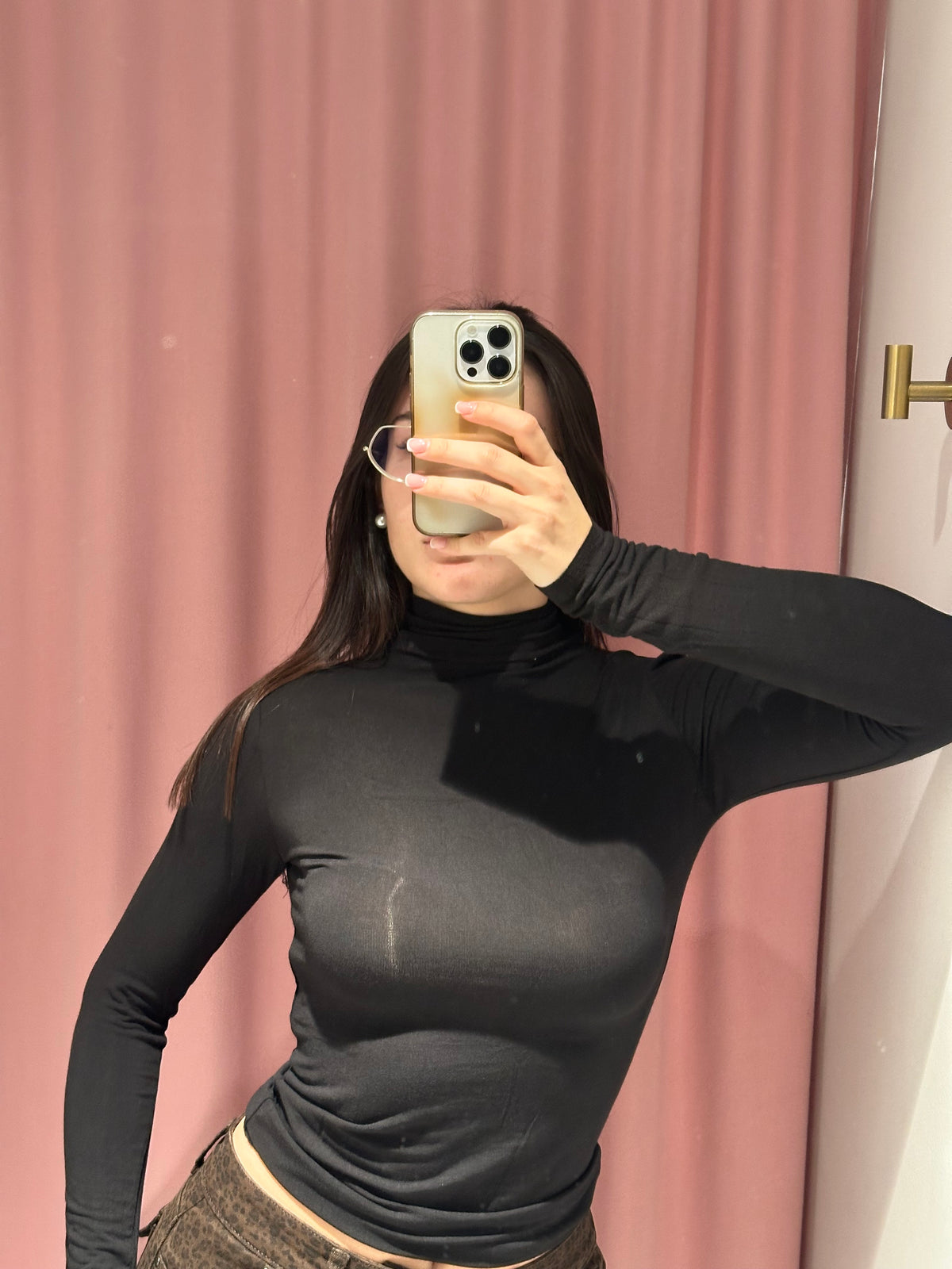 maglia basic dolcevita