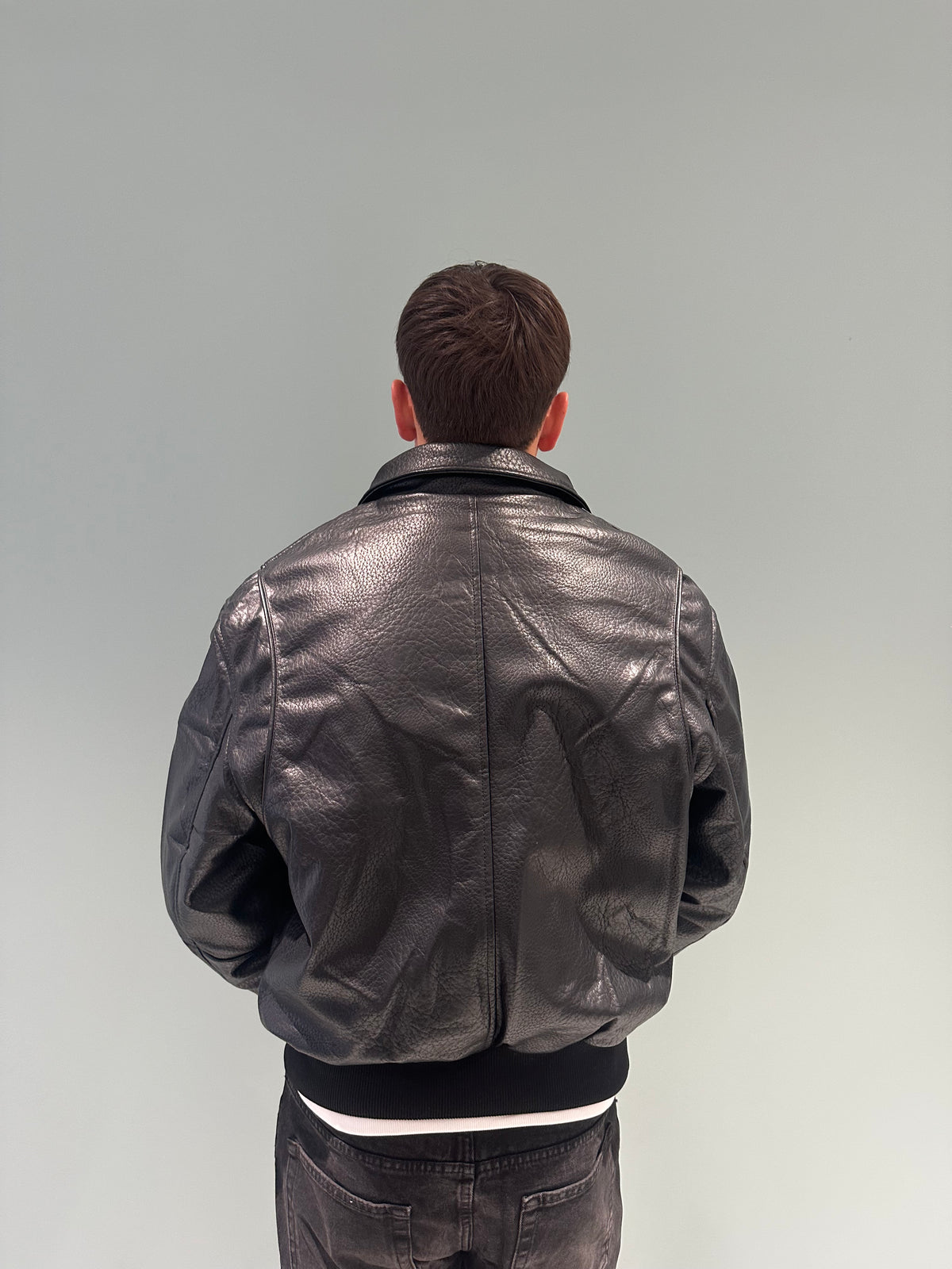 giacca bomber ecopelle