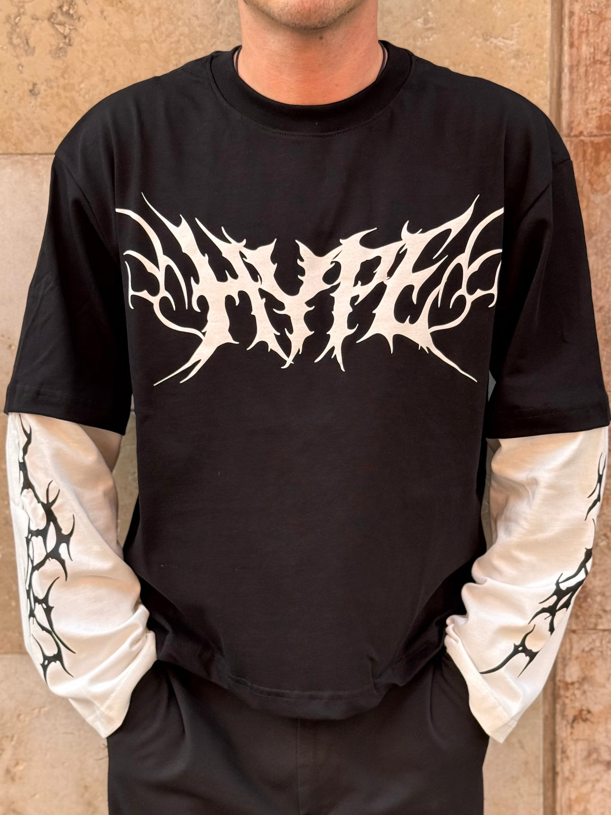 long sleeve double