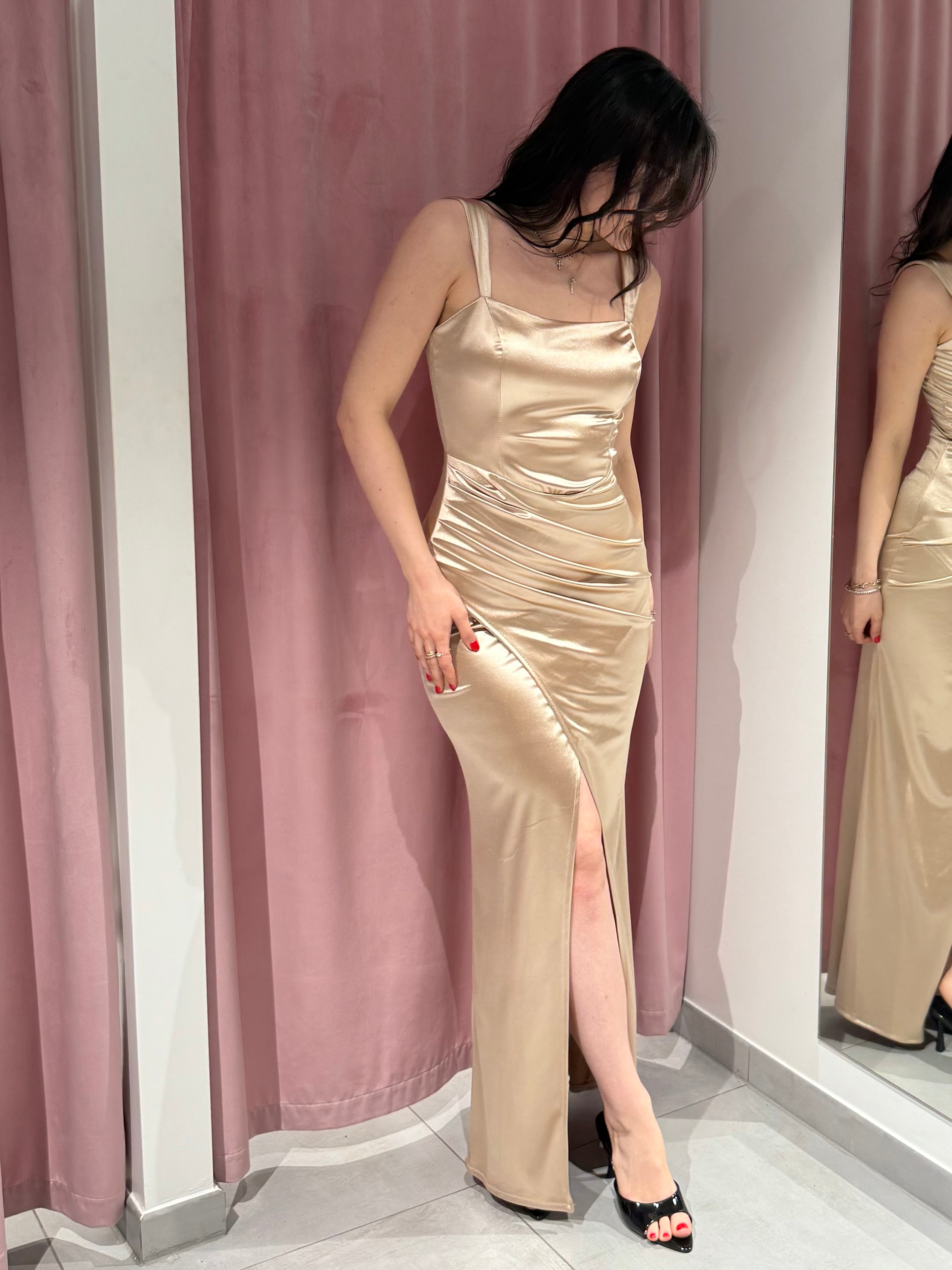 abito satin erika