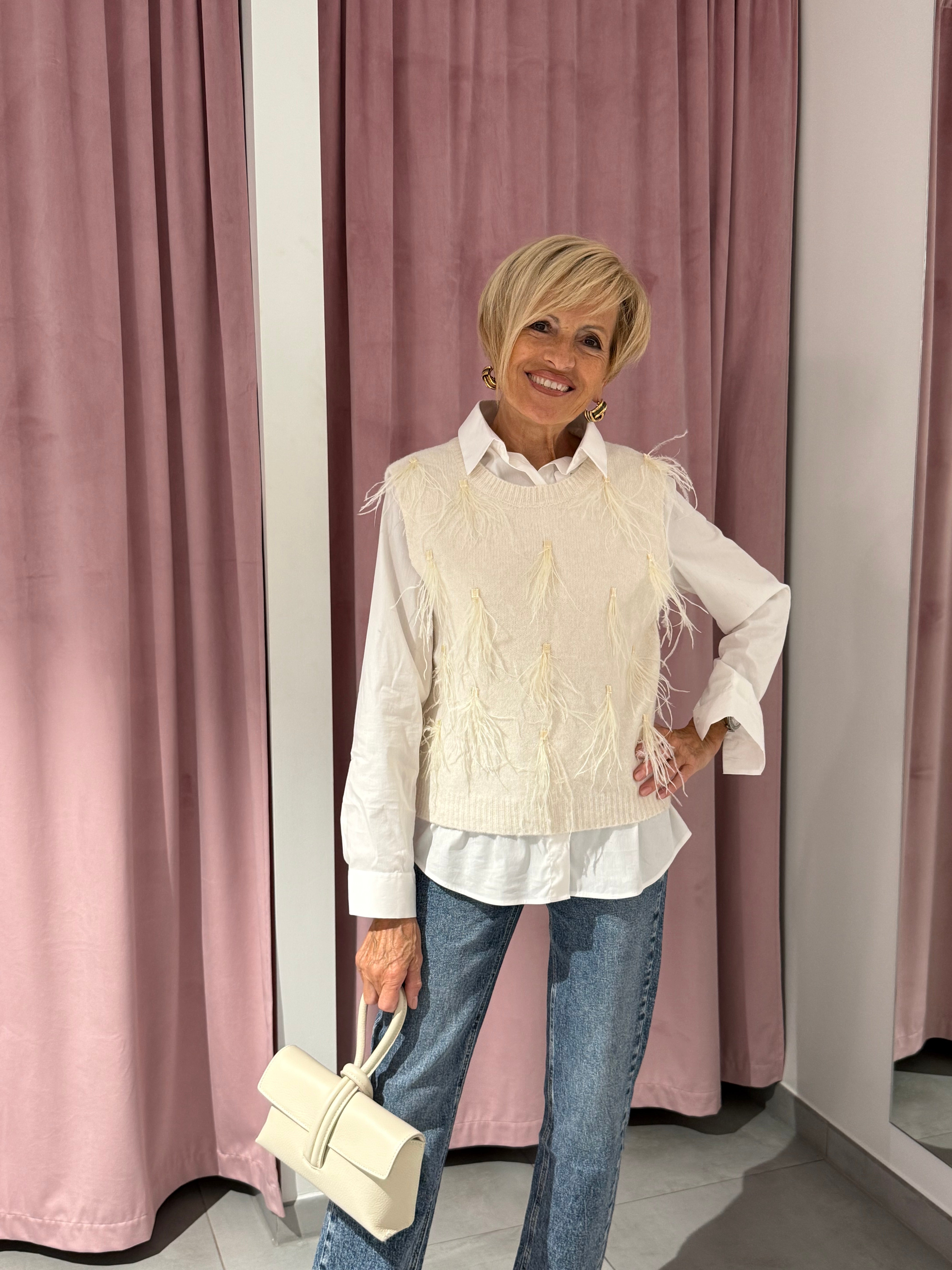 gilet piume