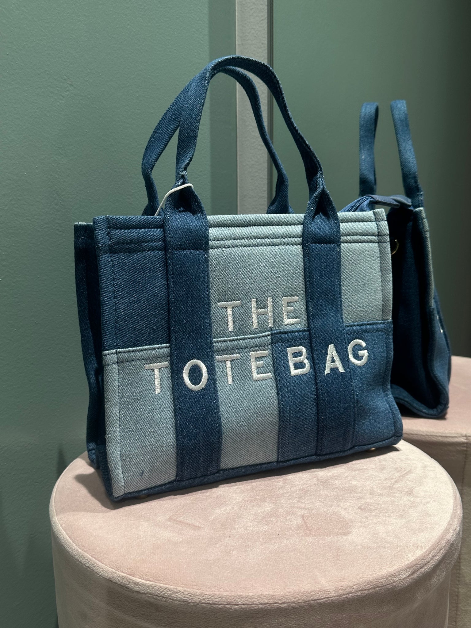 borsa medium tote jeans