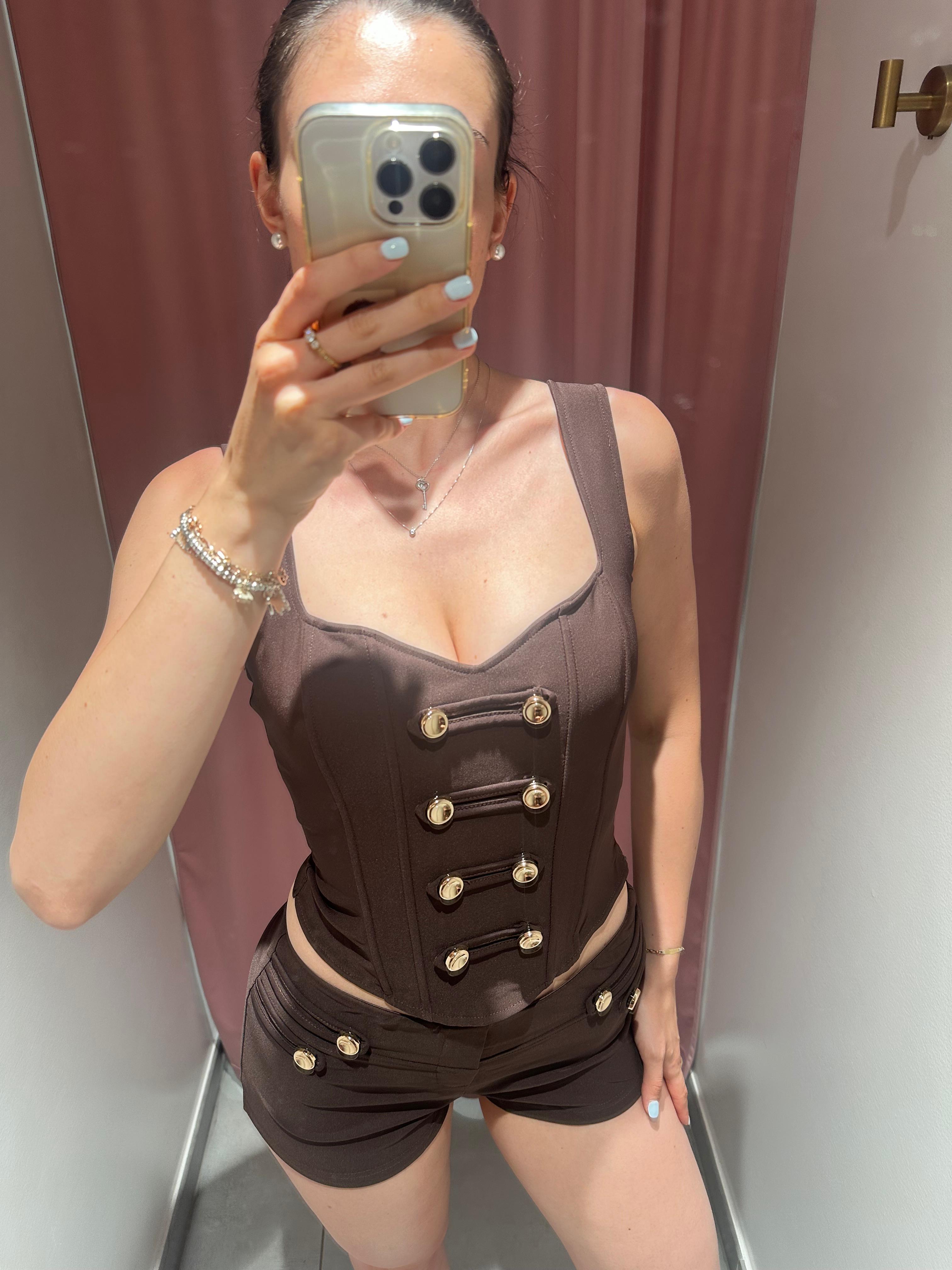 coordinato gilet cow