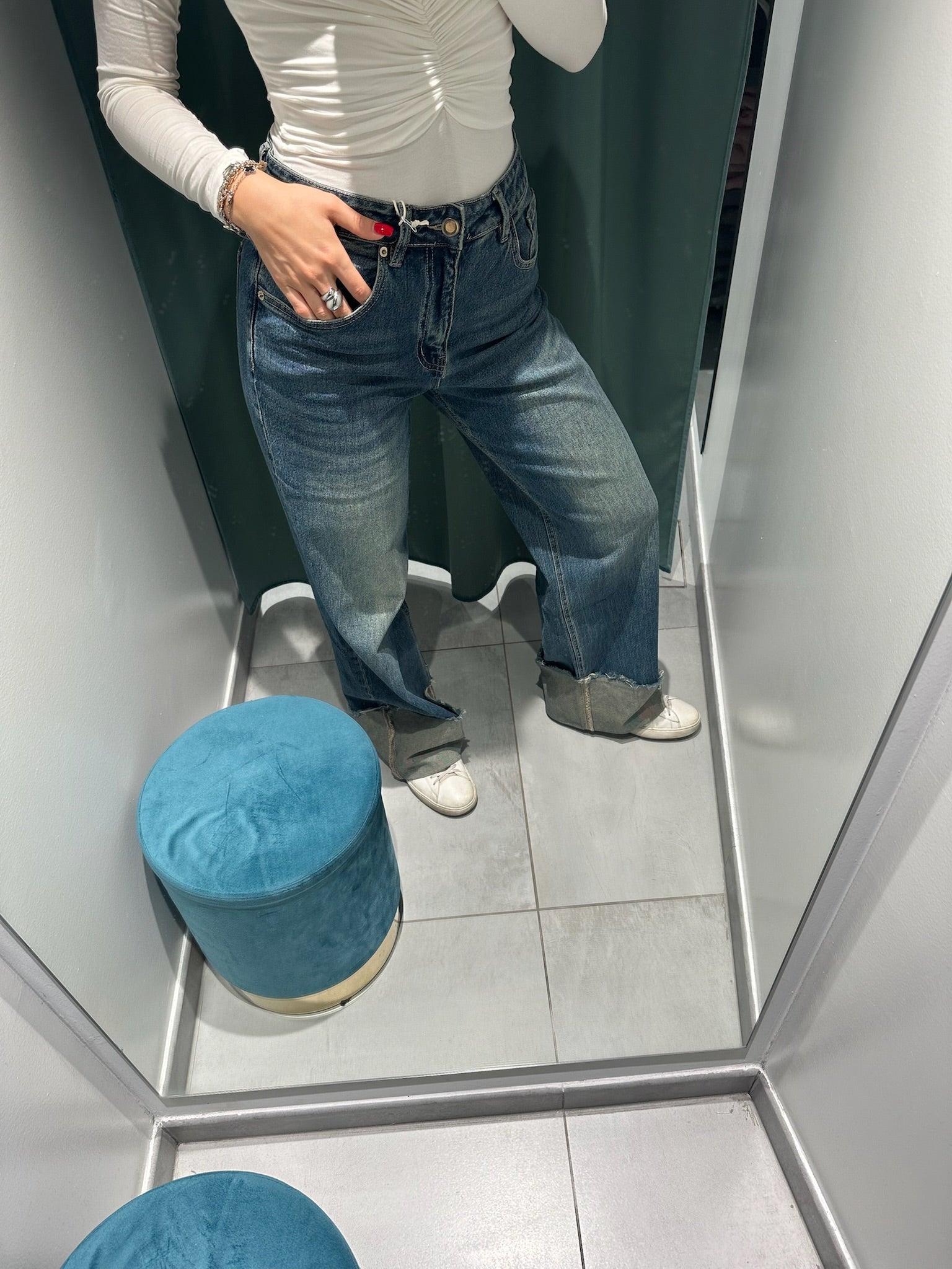 jeans risvolto light
