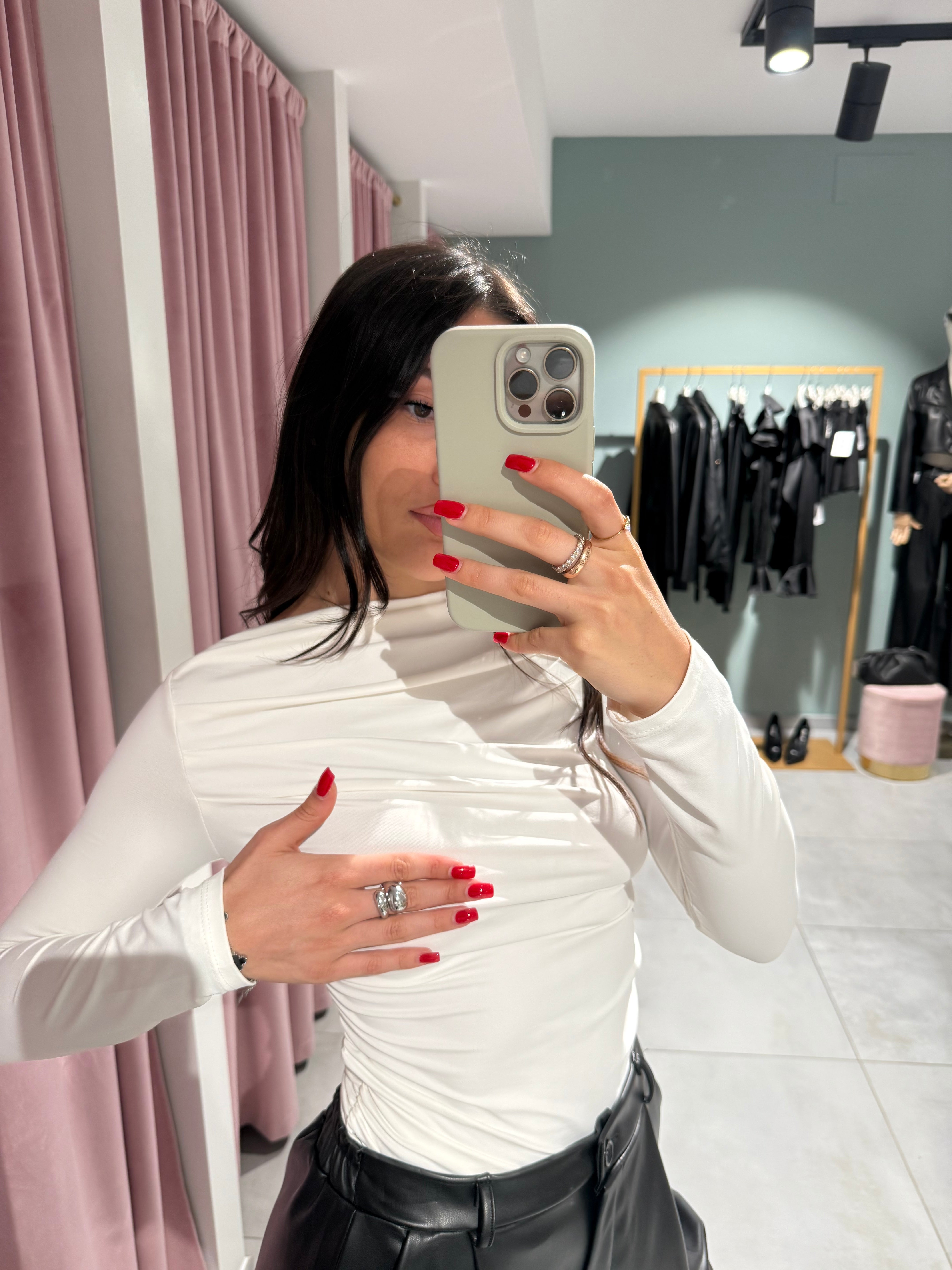 maglia drappeggio