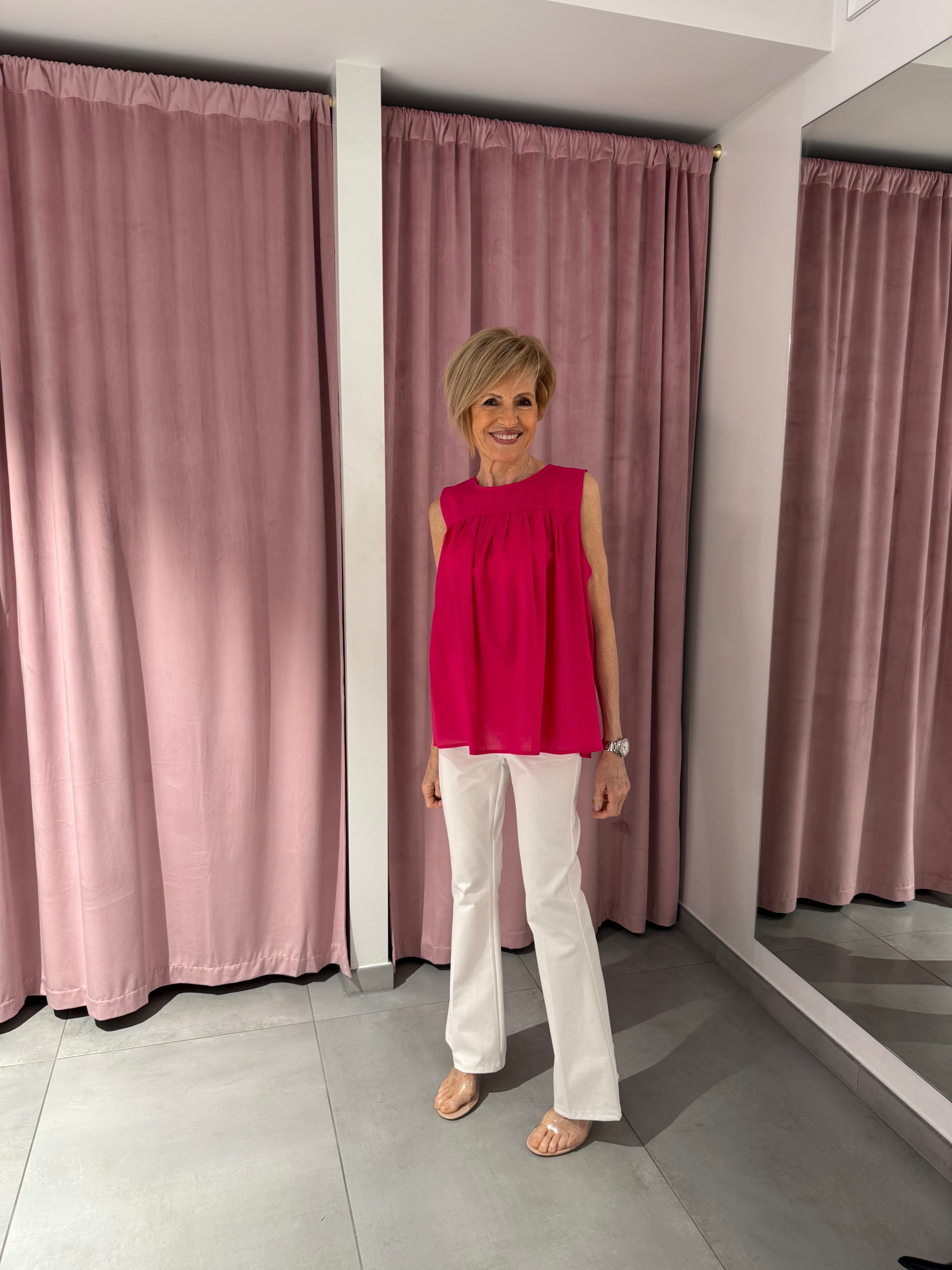 pantalone stretch zampa