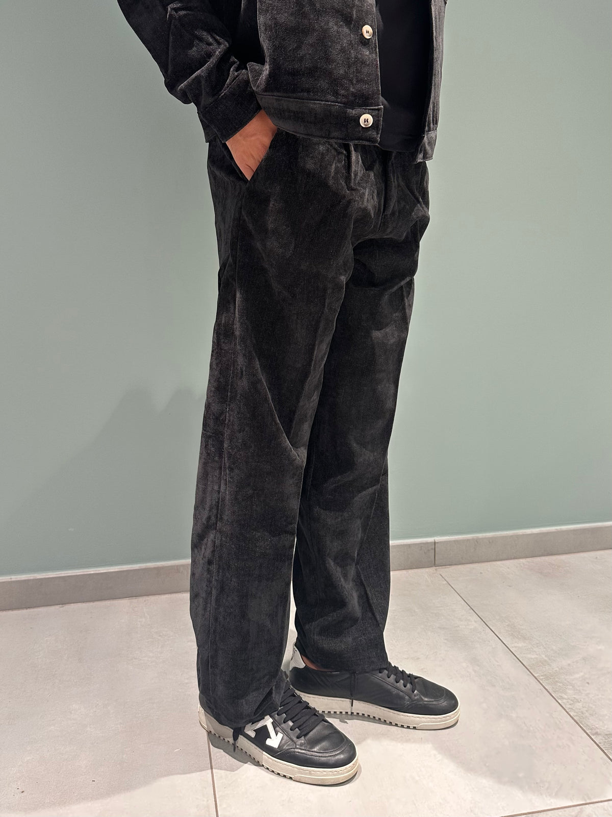 coordinato suede