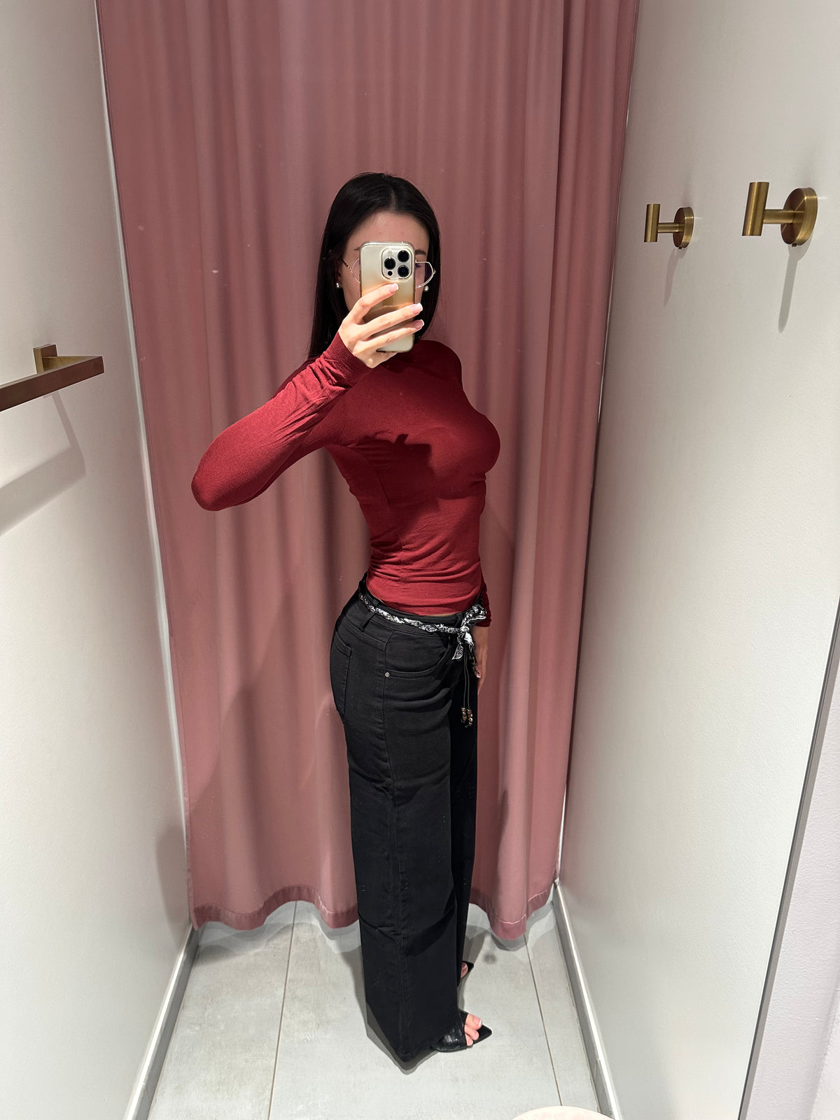 jeans cintura bandana