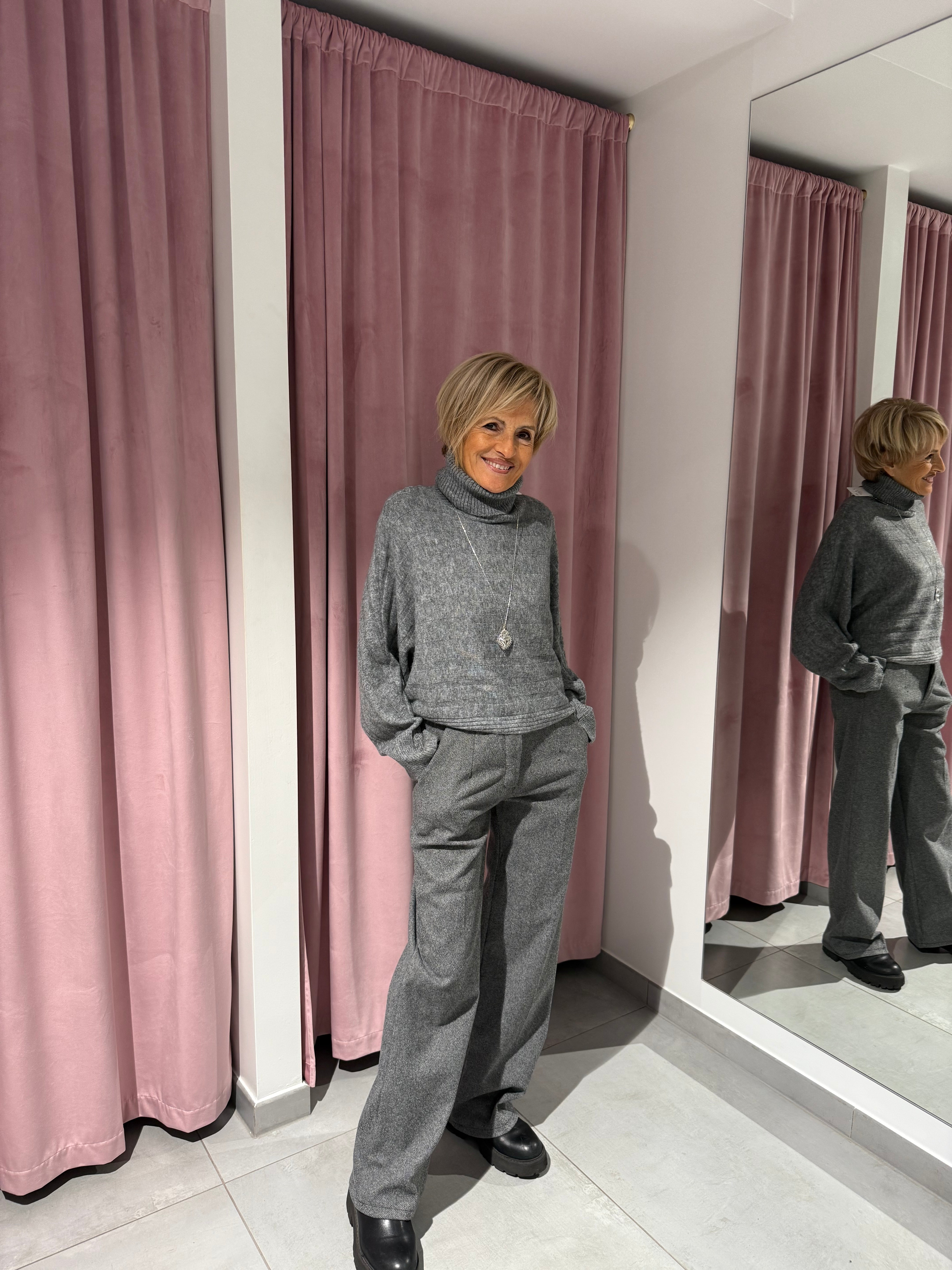 maglione manica pipistrello