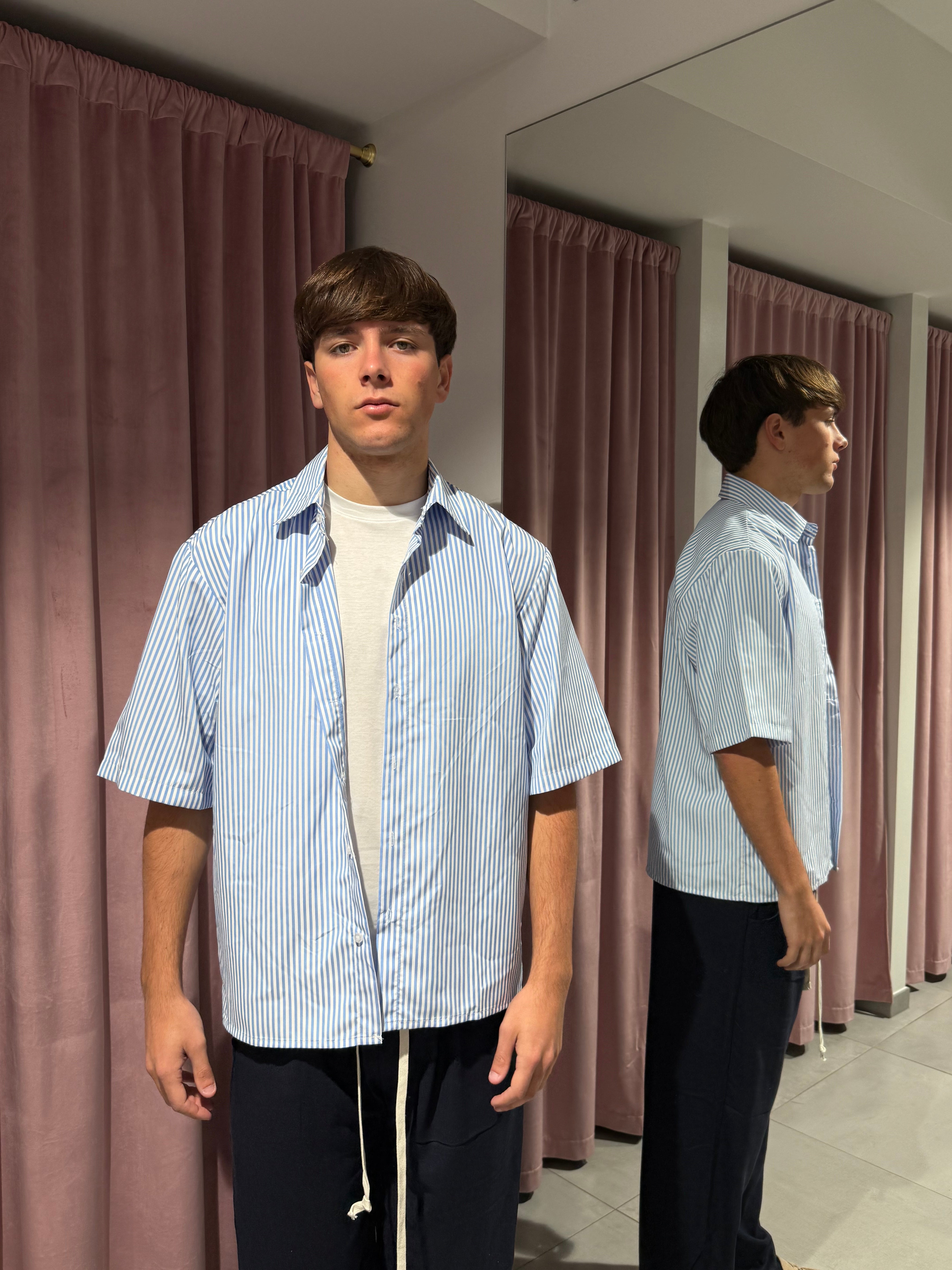 camicia over crop rigoni