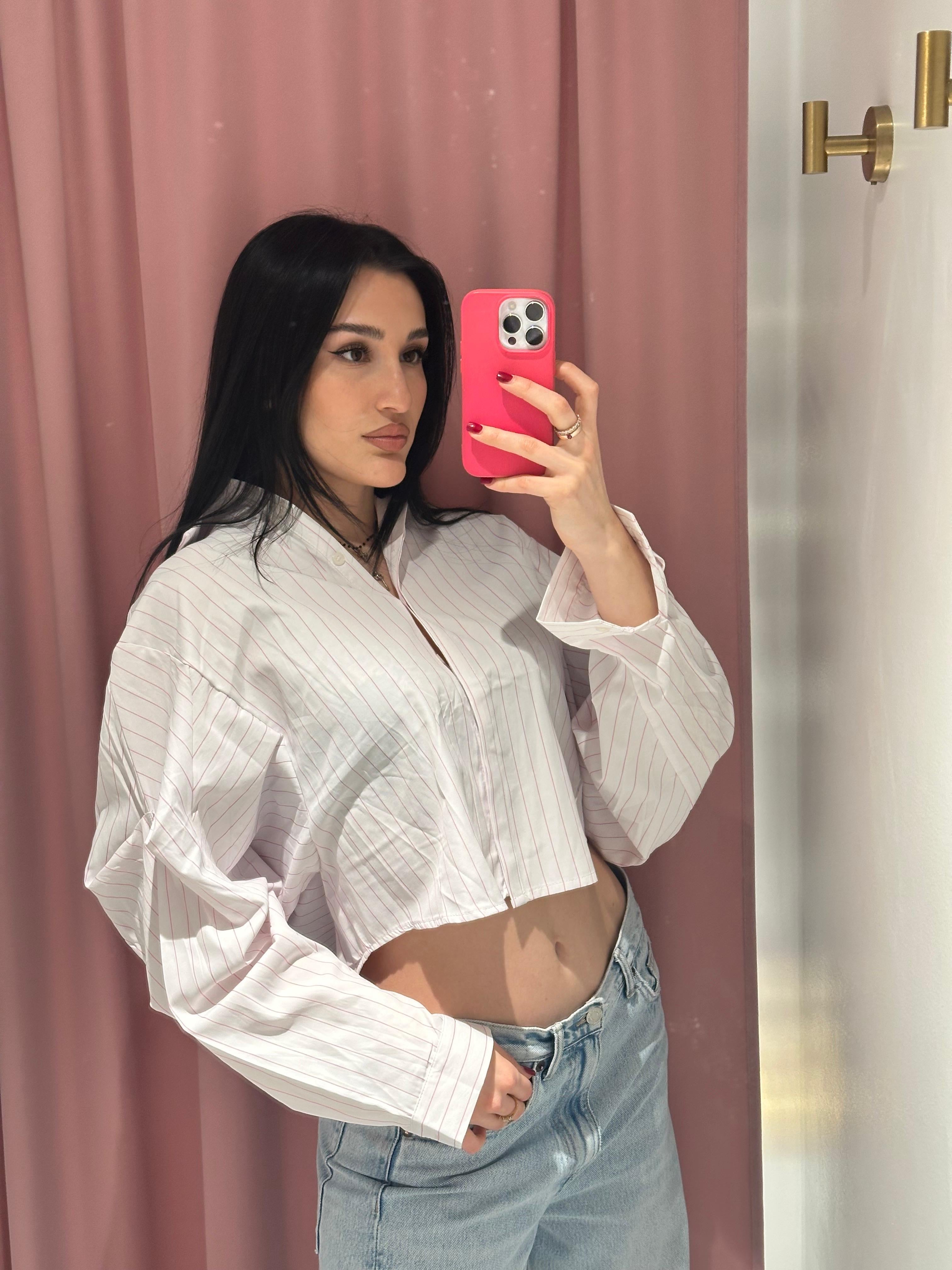camicia gessata