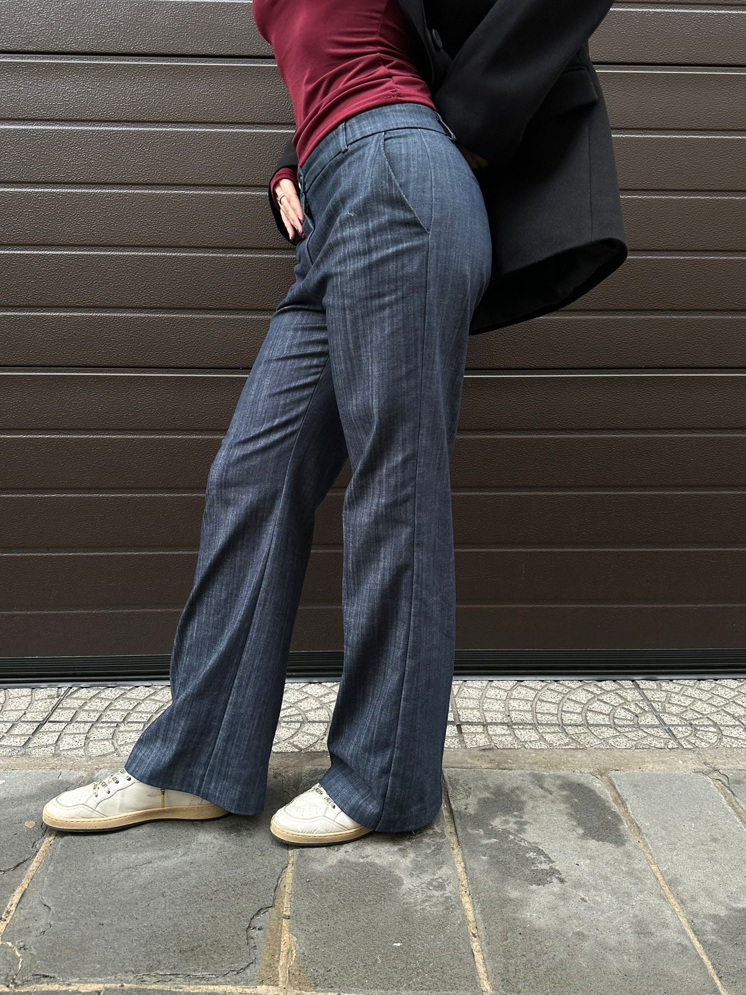 pantalone effetto jeans