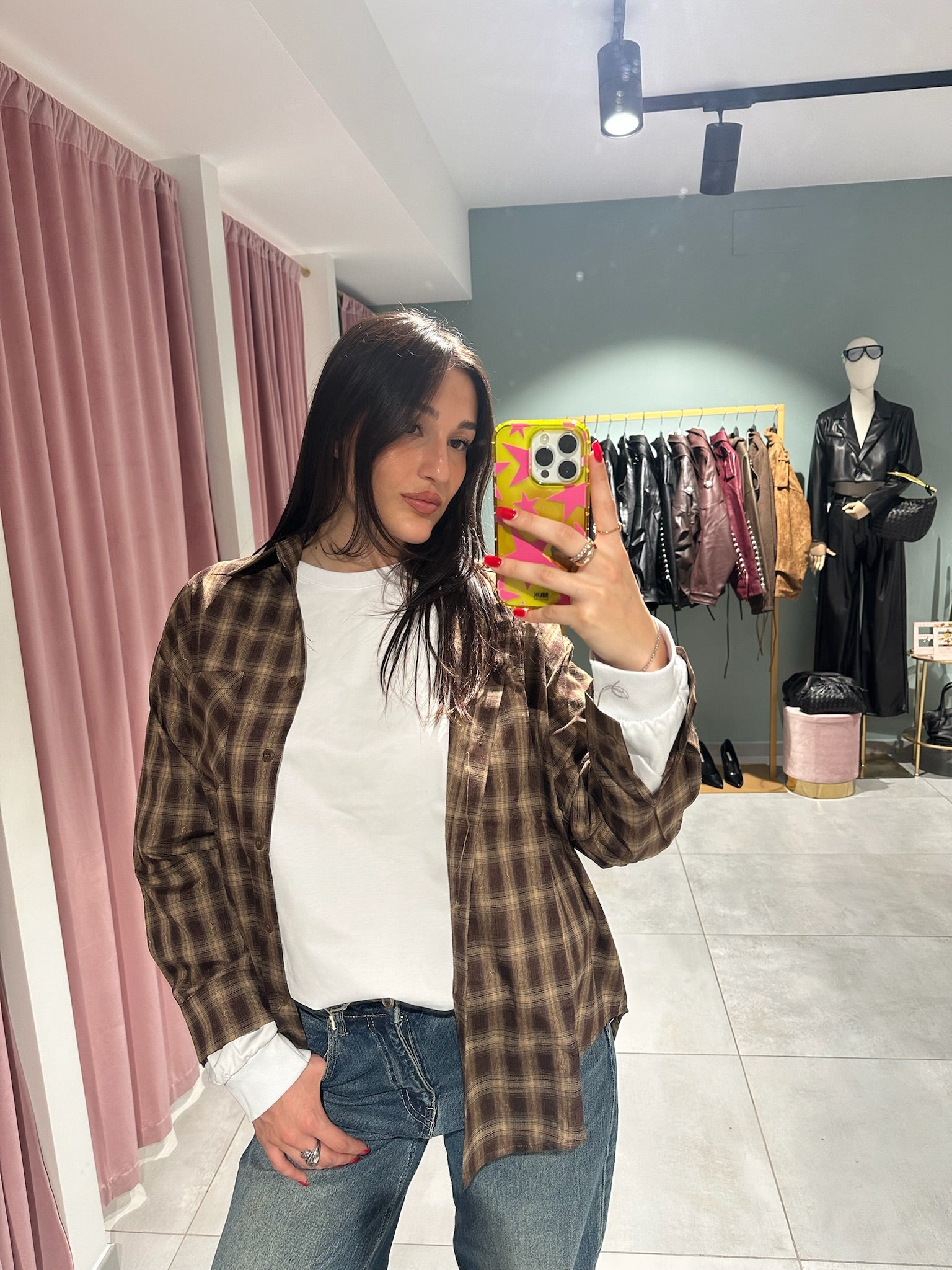camicia quadri cowboy
