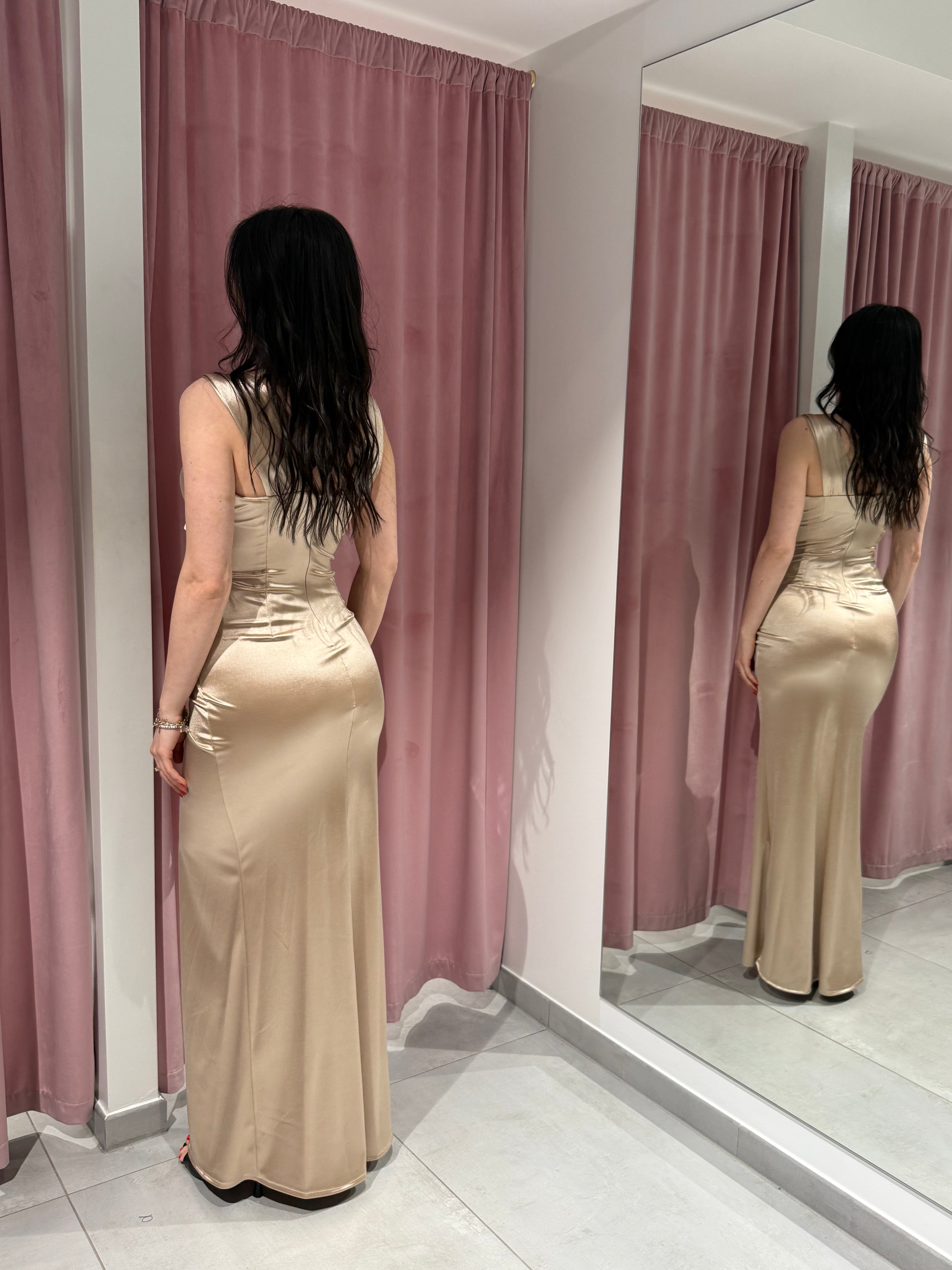 abito satin erika