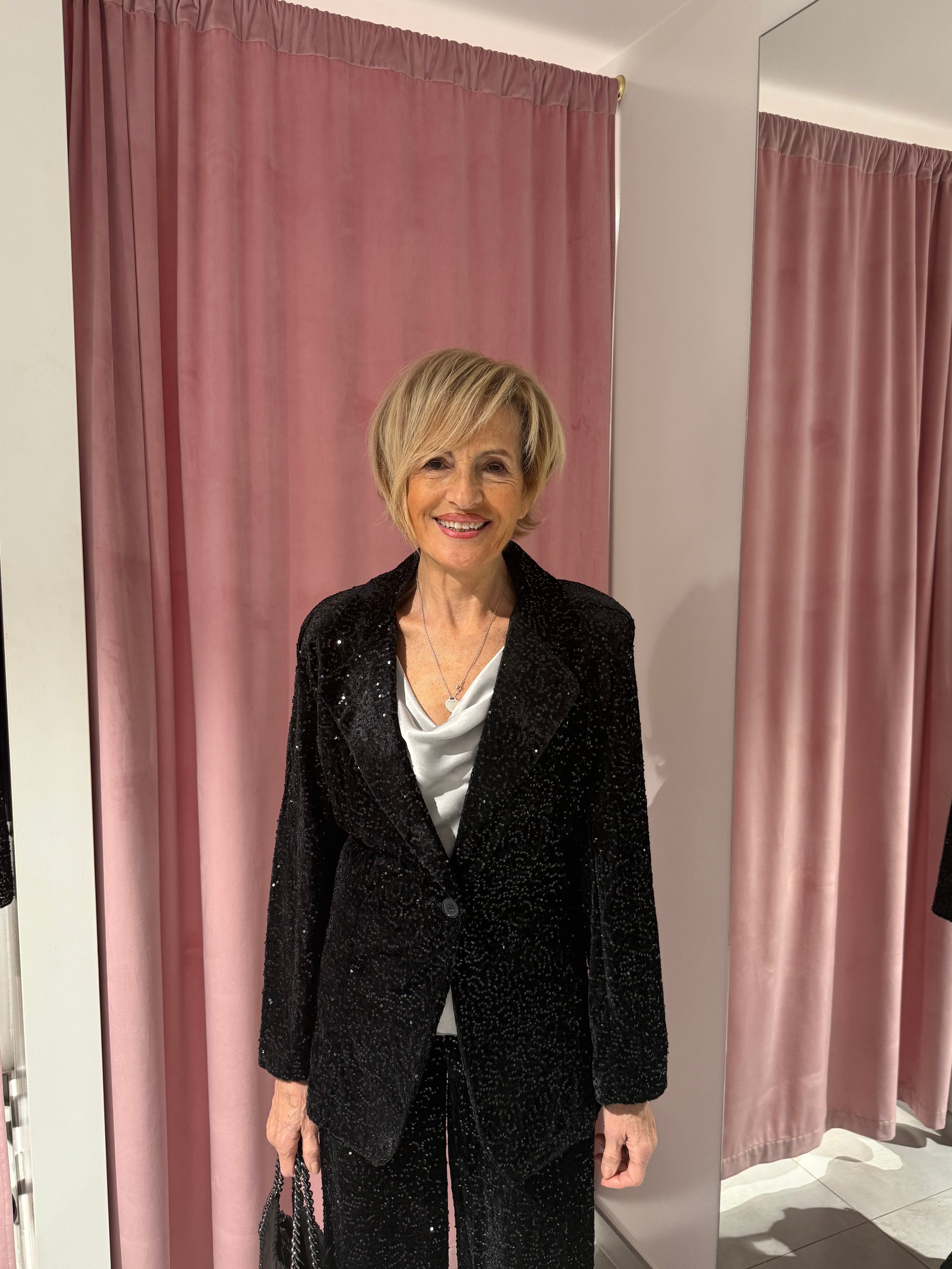 tailleur paillettes lady