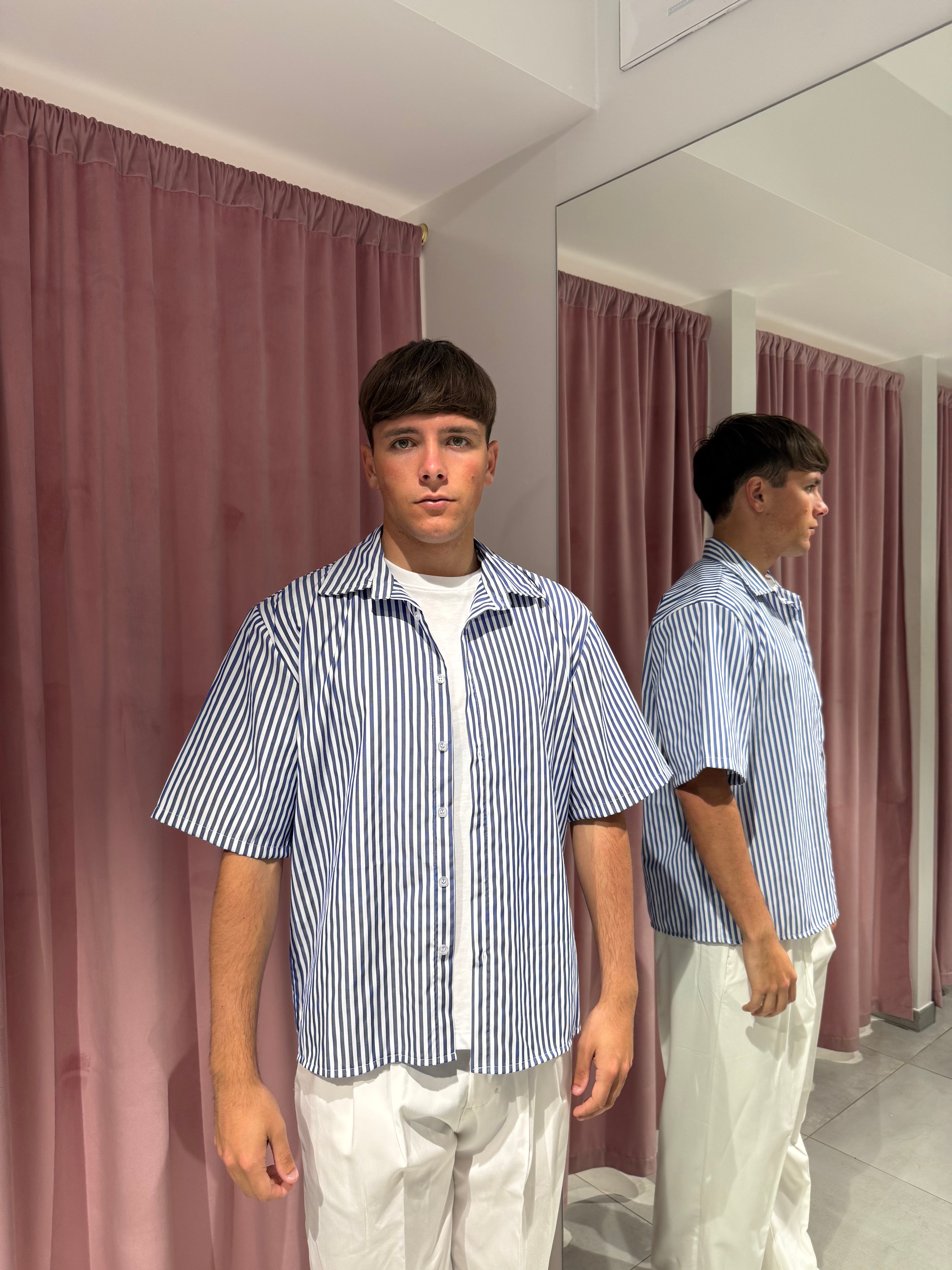 camicia bowling righata