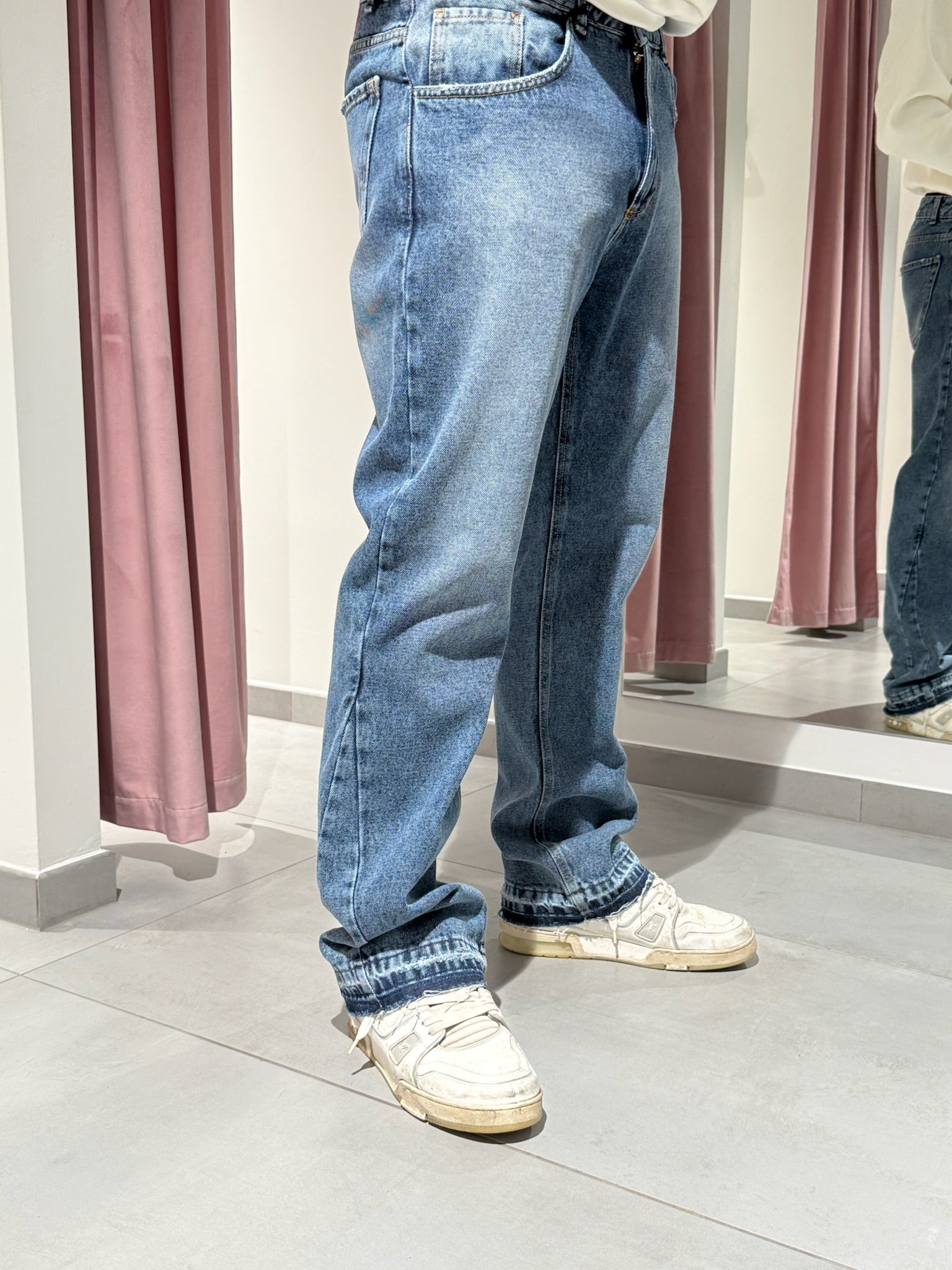 jeans effetto flare