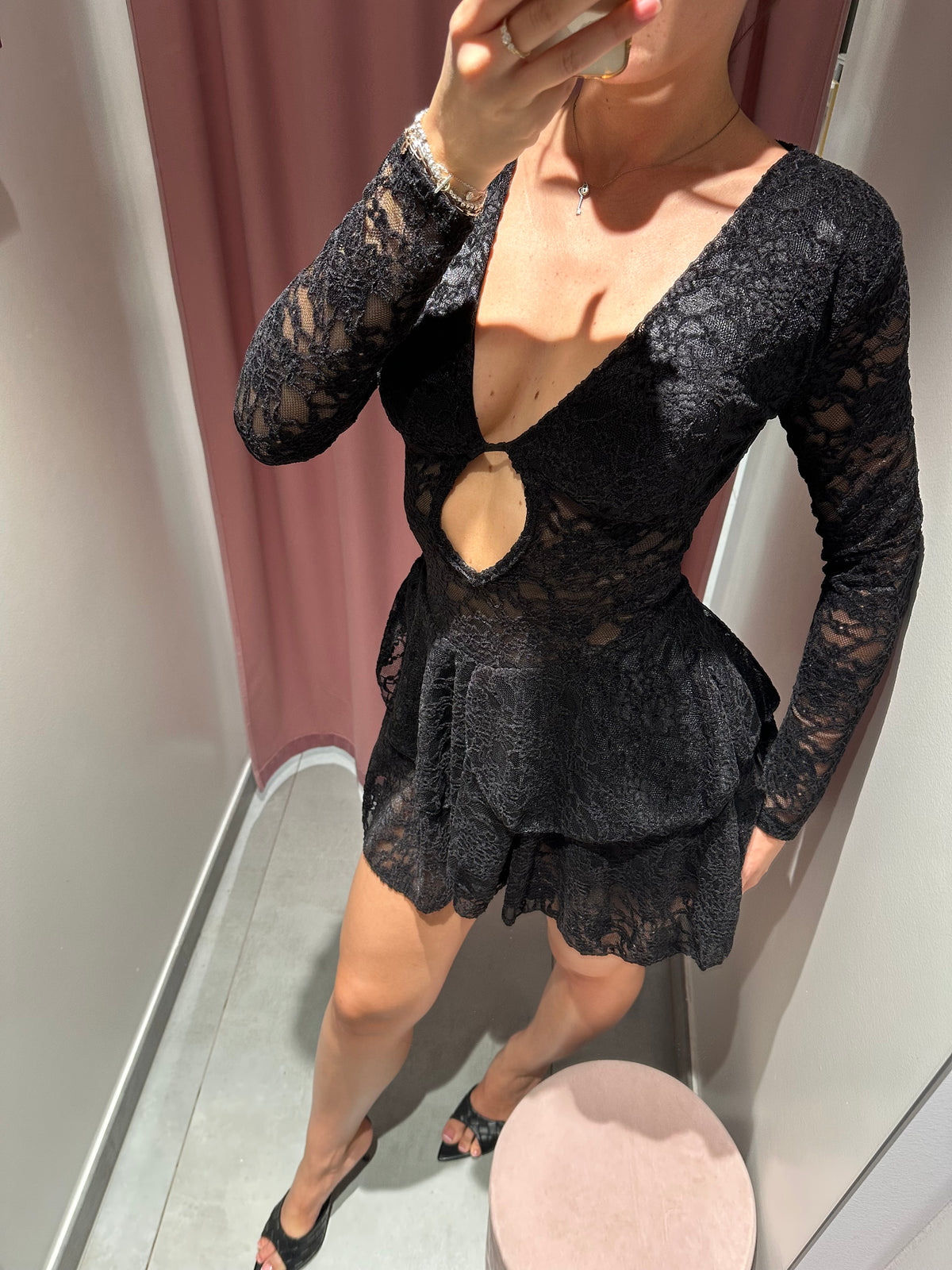mini dress pizzo