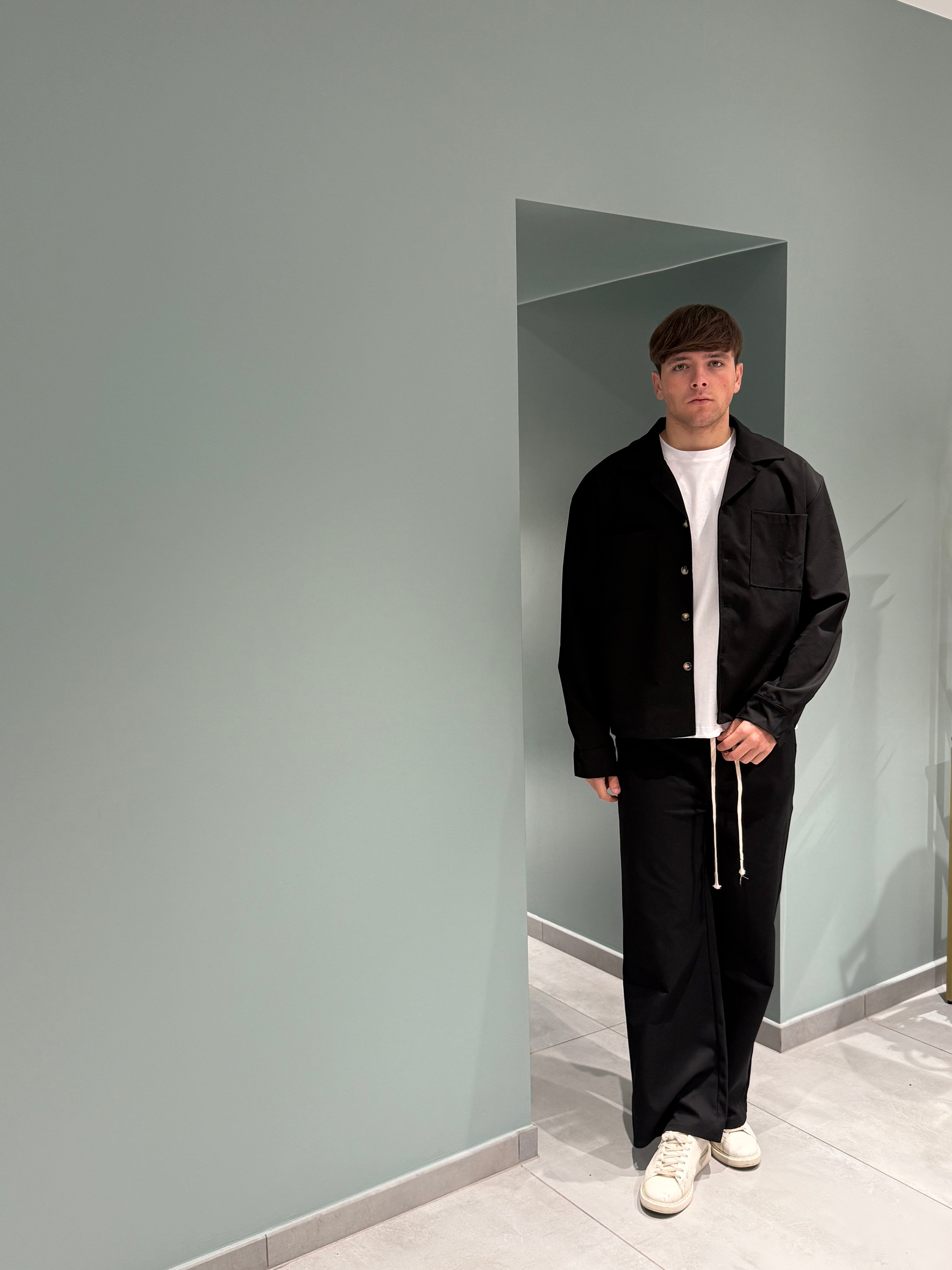 coordinato black giacca bottoni