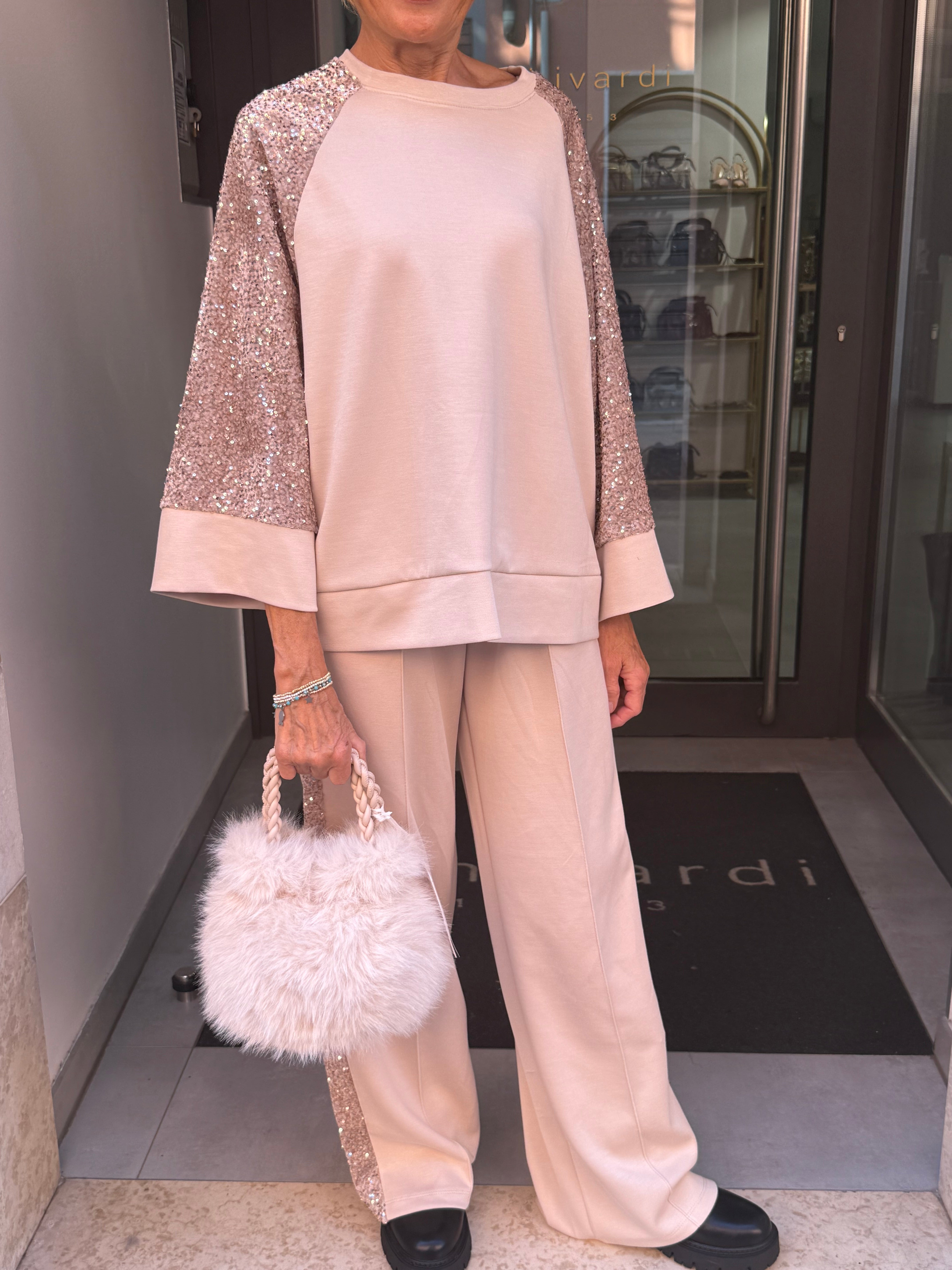 tuta paillettes