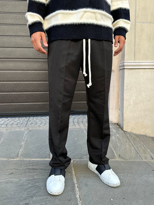 pantaloni coulisse nero