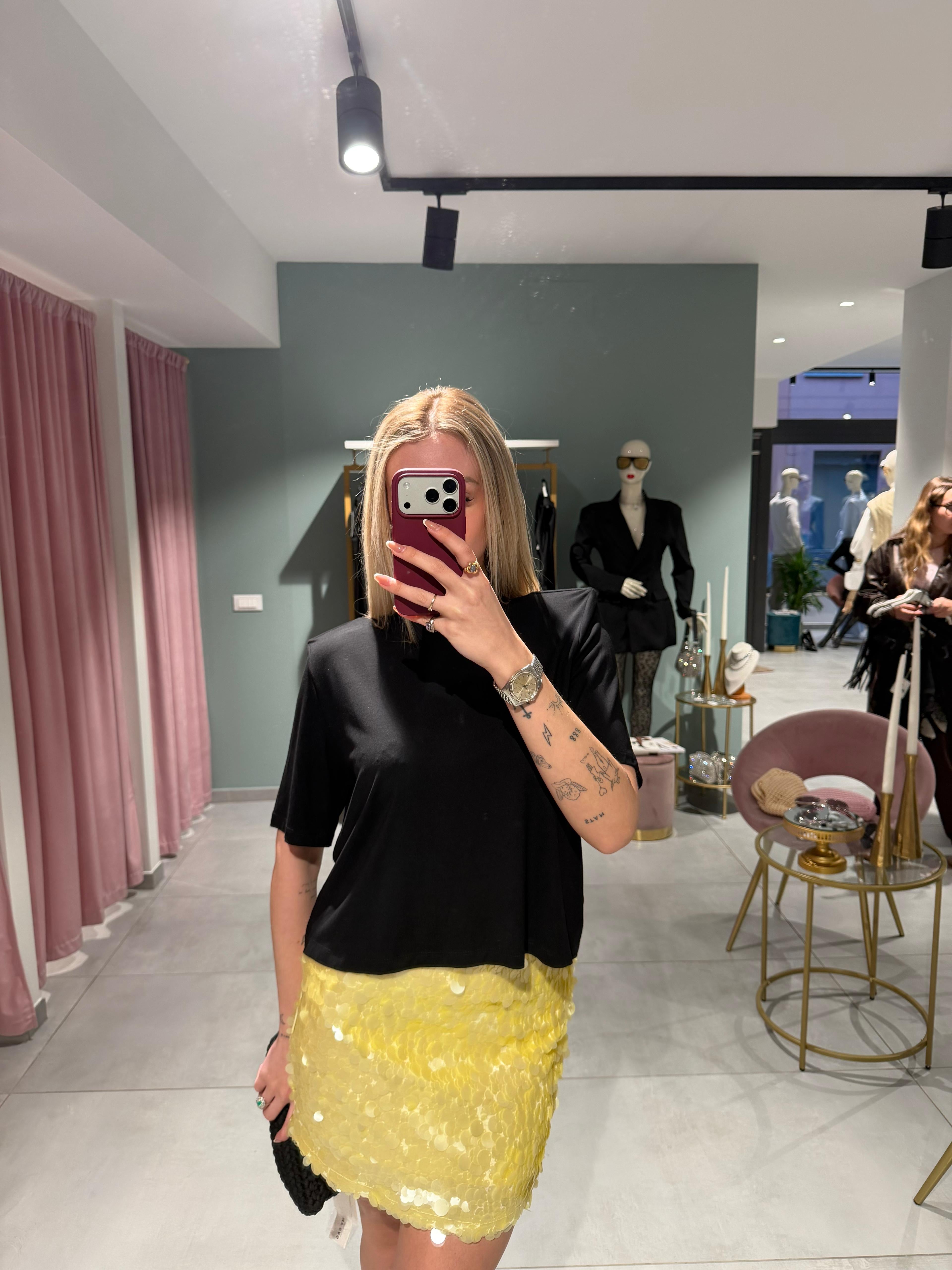 gonna fashion paillettes