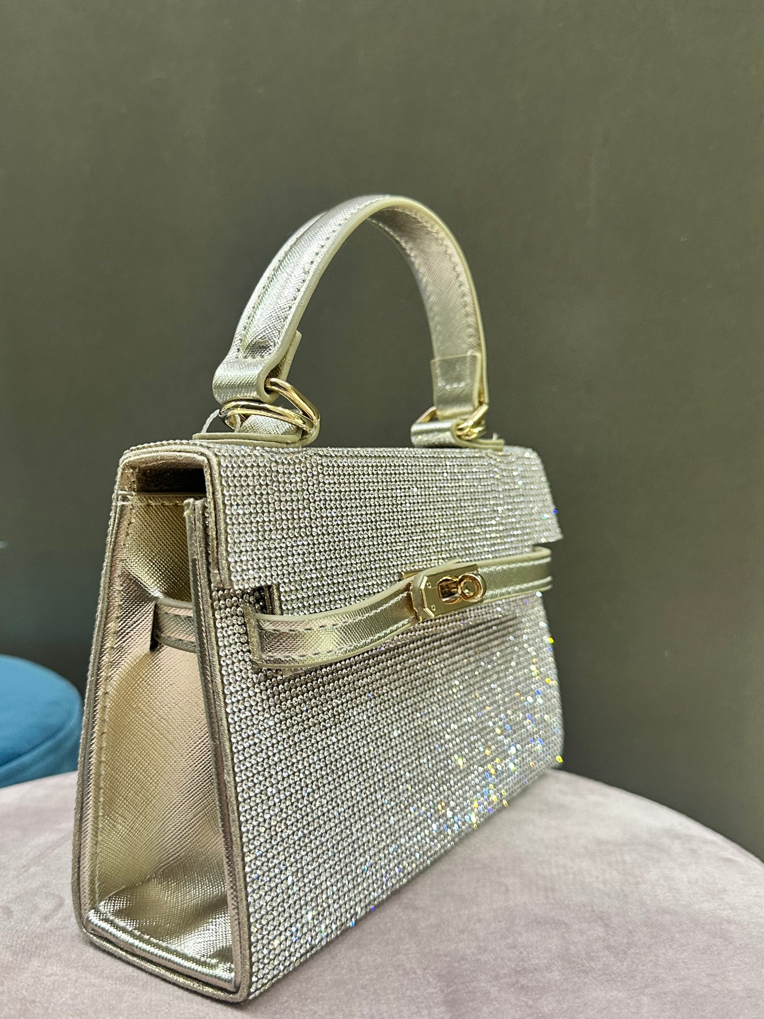 borsa mini strass kelly