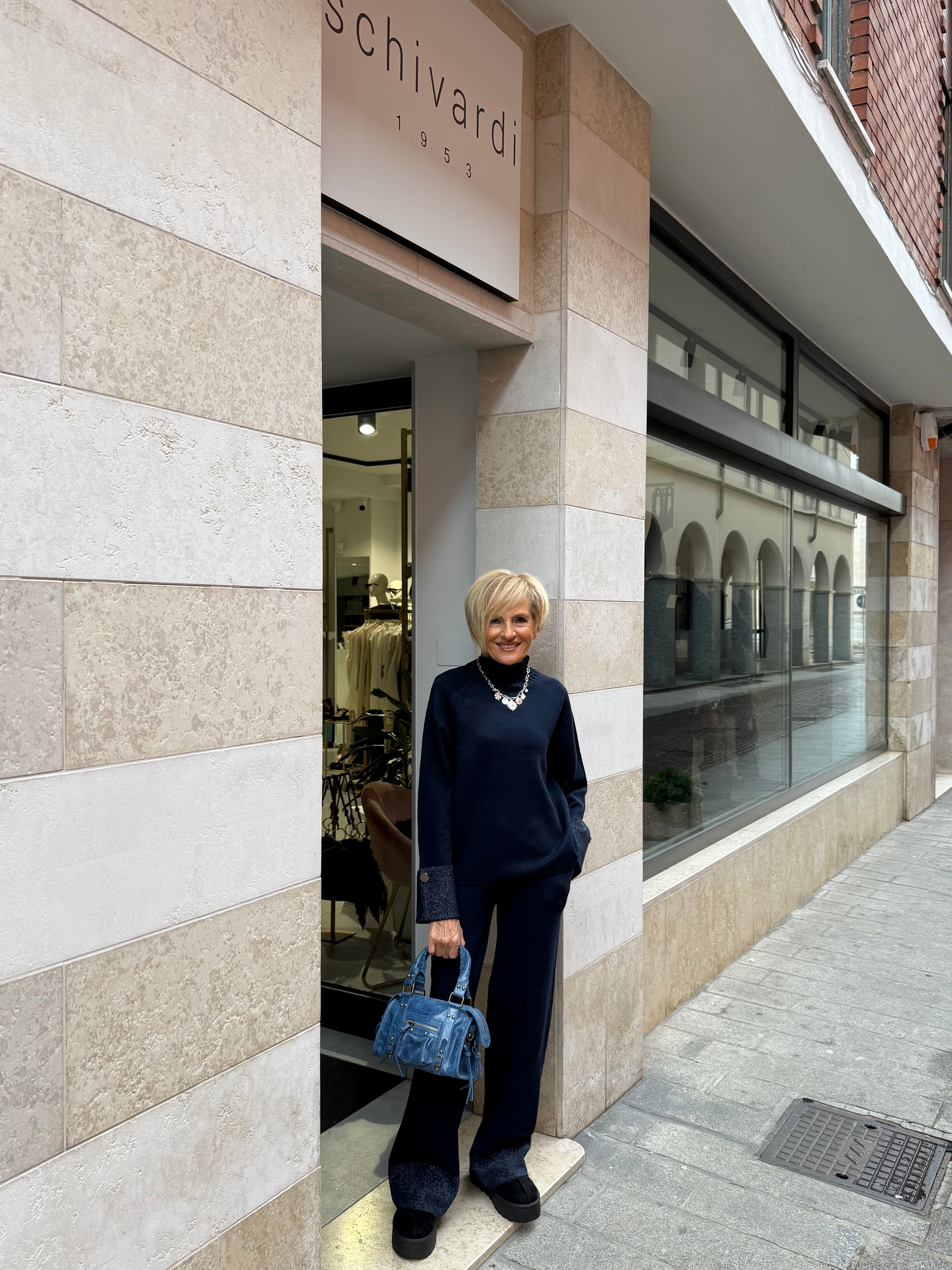 coordinato in filo e lurex