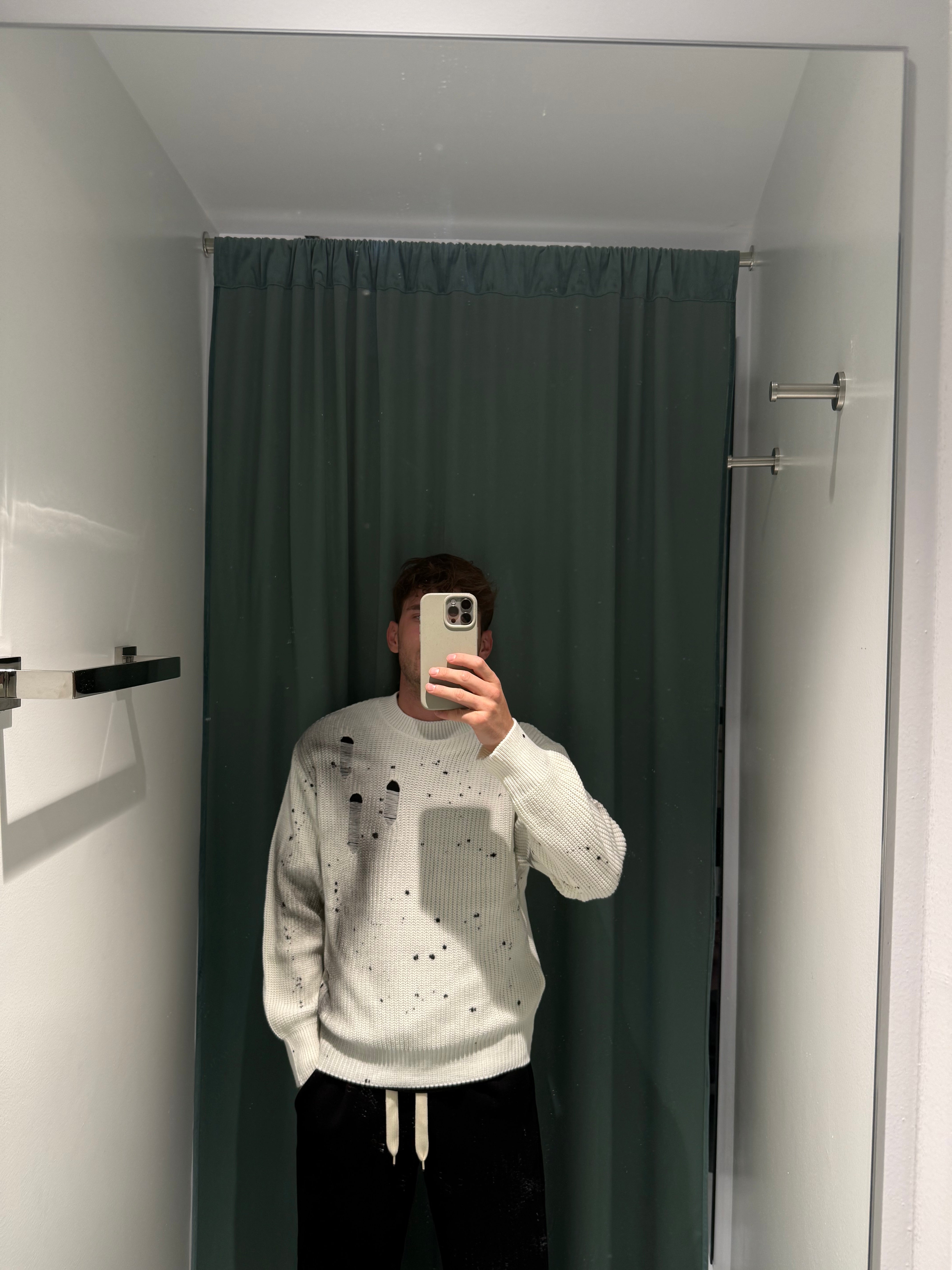 maglione rotture schizzi