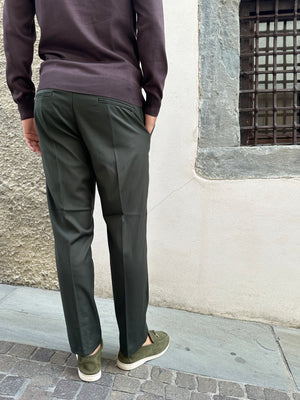 pantalone filippo verde militare