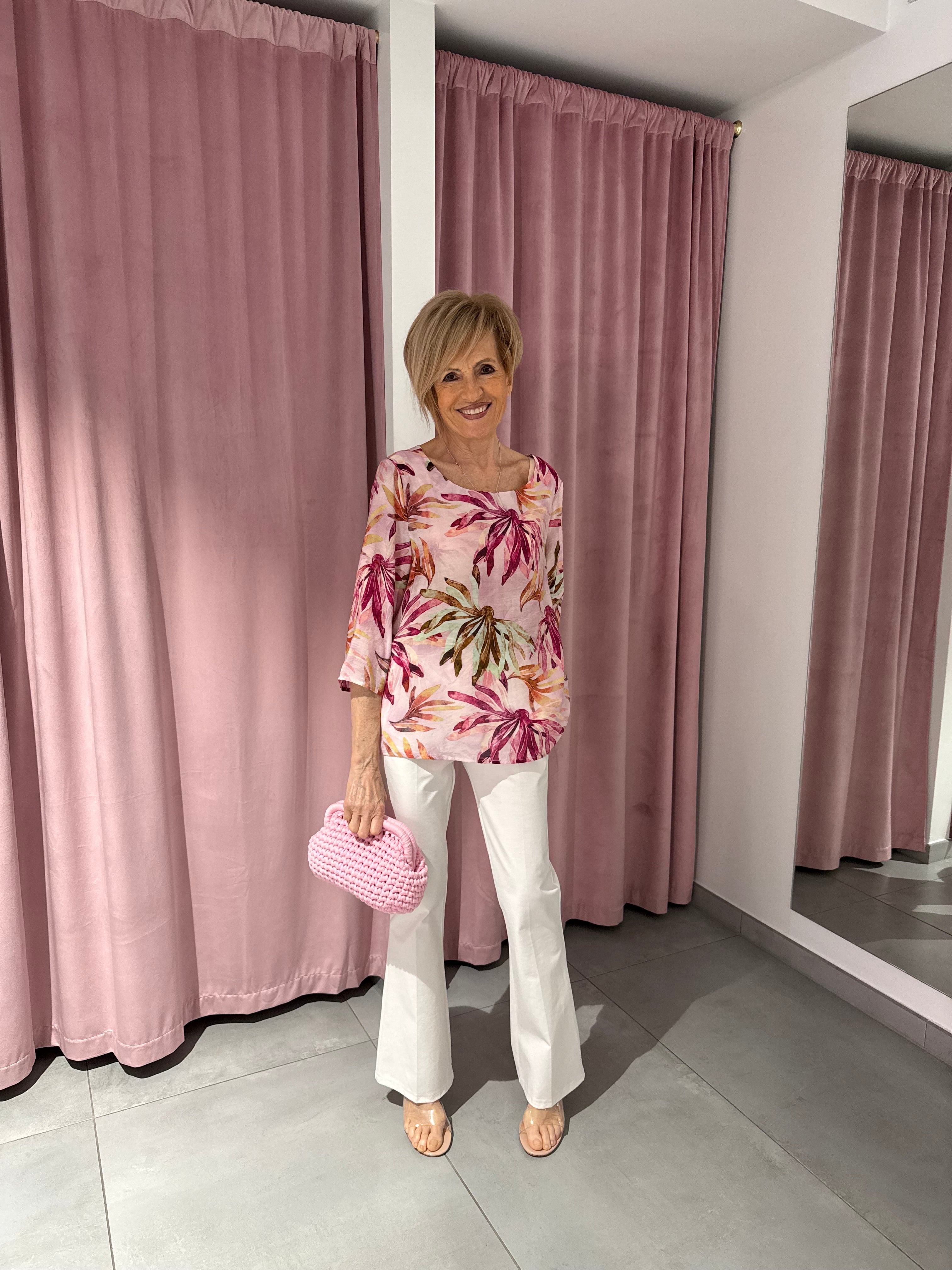 pantalone stretch zampa
