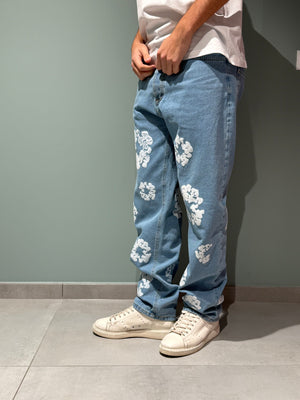 jeans fiori