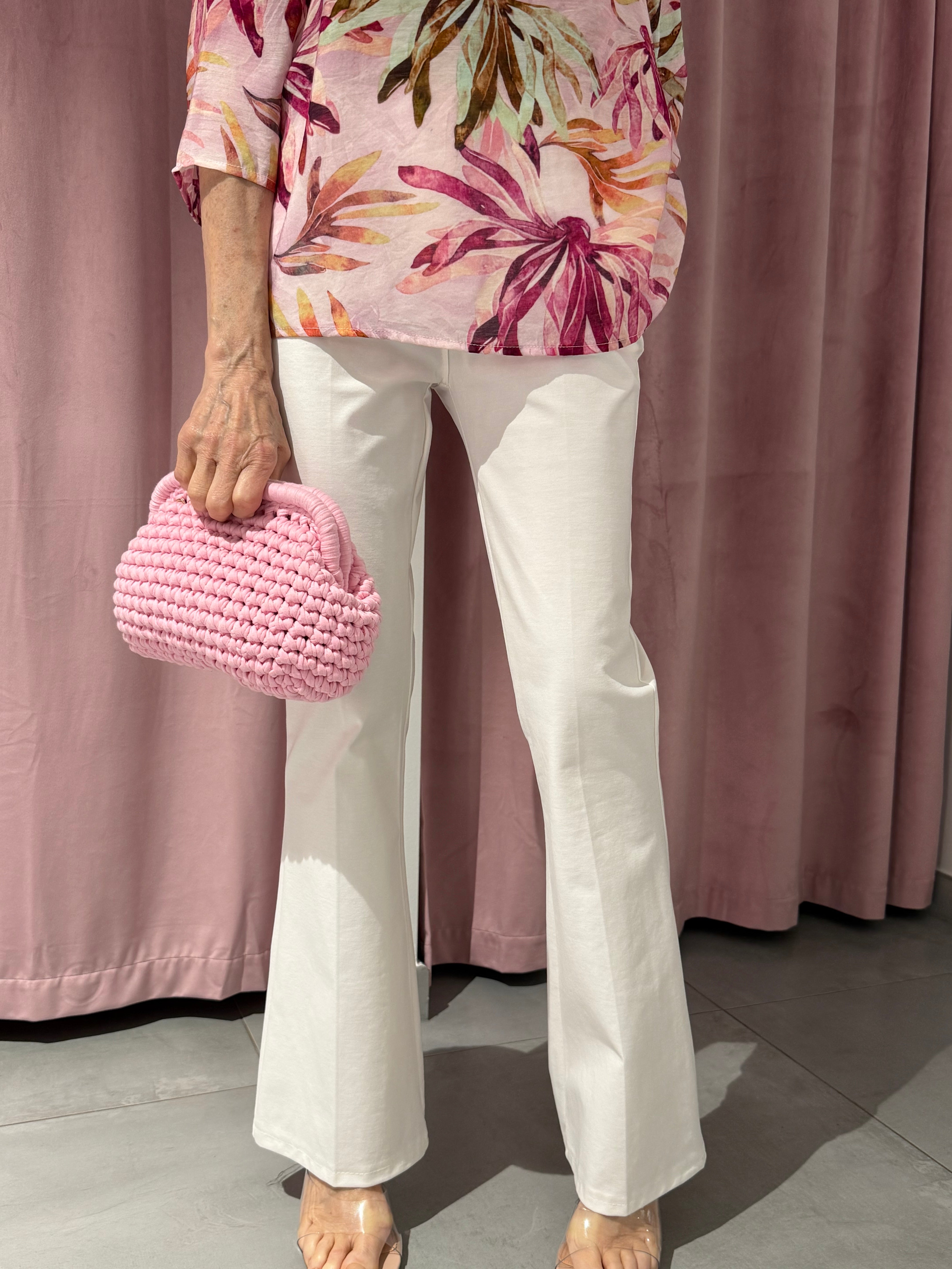 pantalone stretch zampa