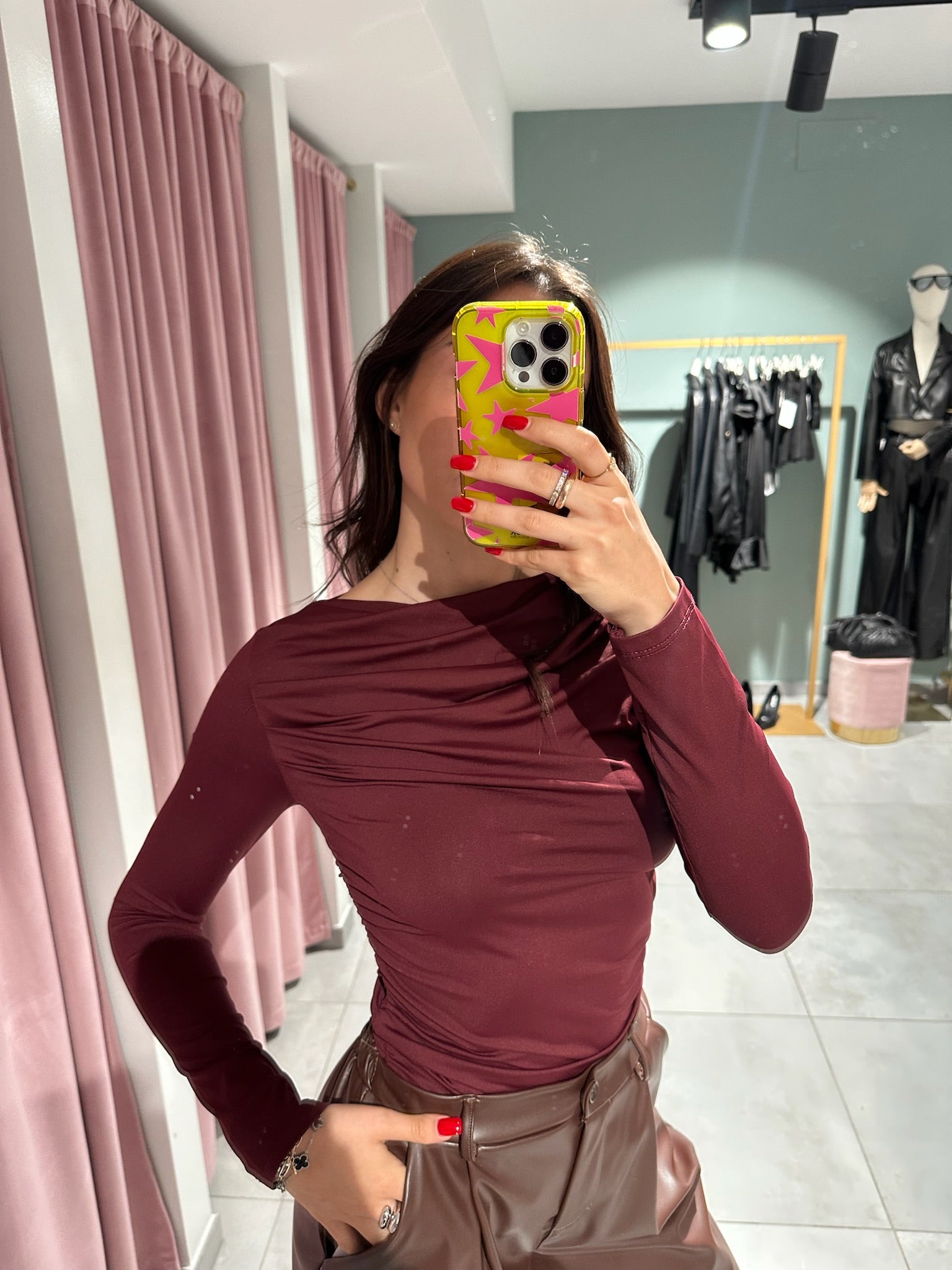 maglia drappeggio