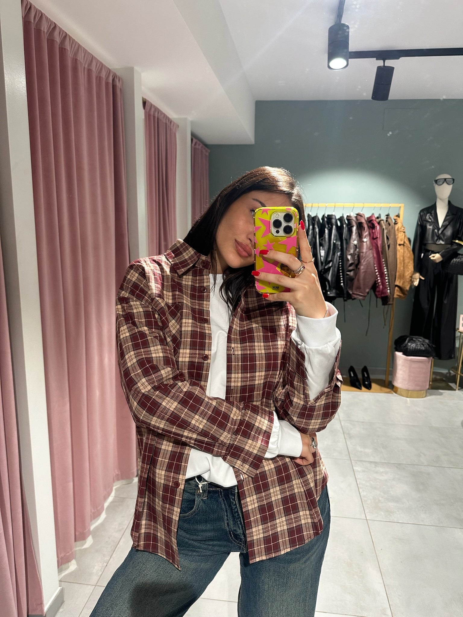 camicia quadri cowboy