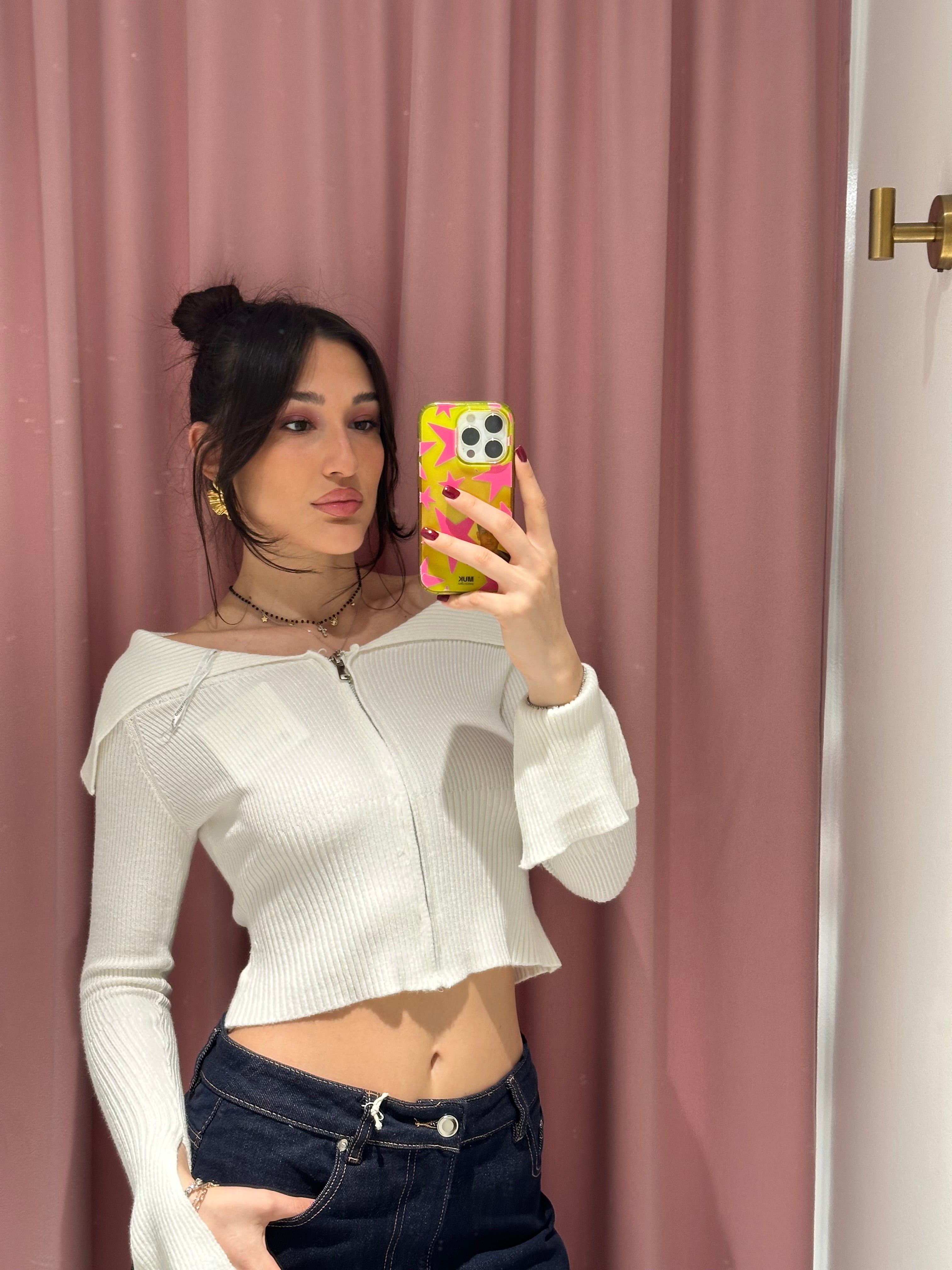 maglioncino collo zip