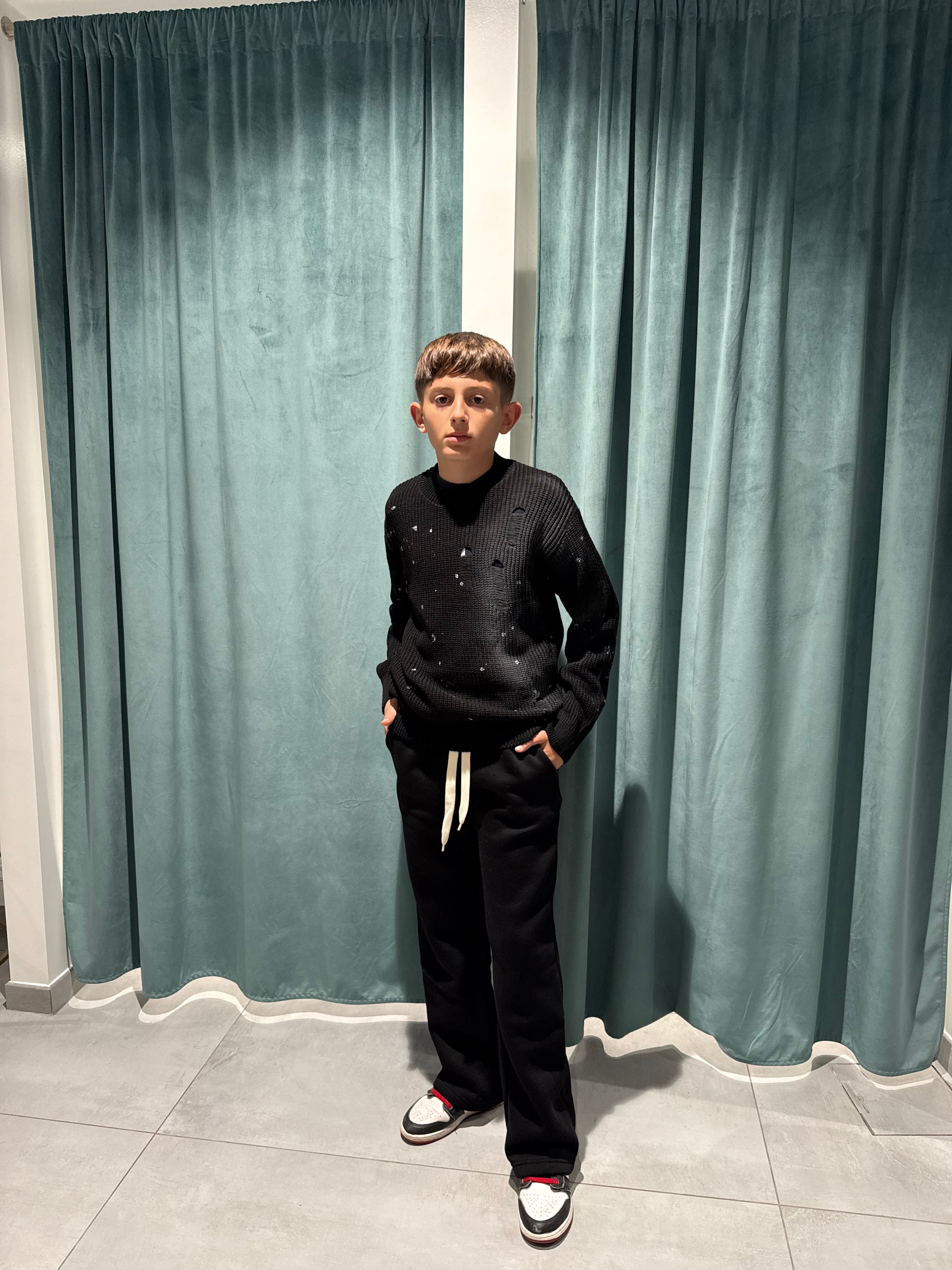 maglione rotture schizzi kids